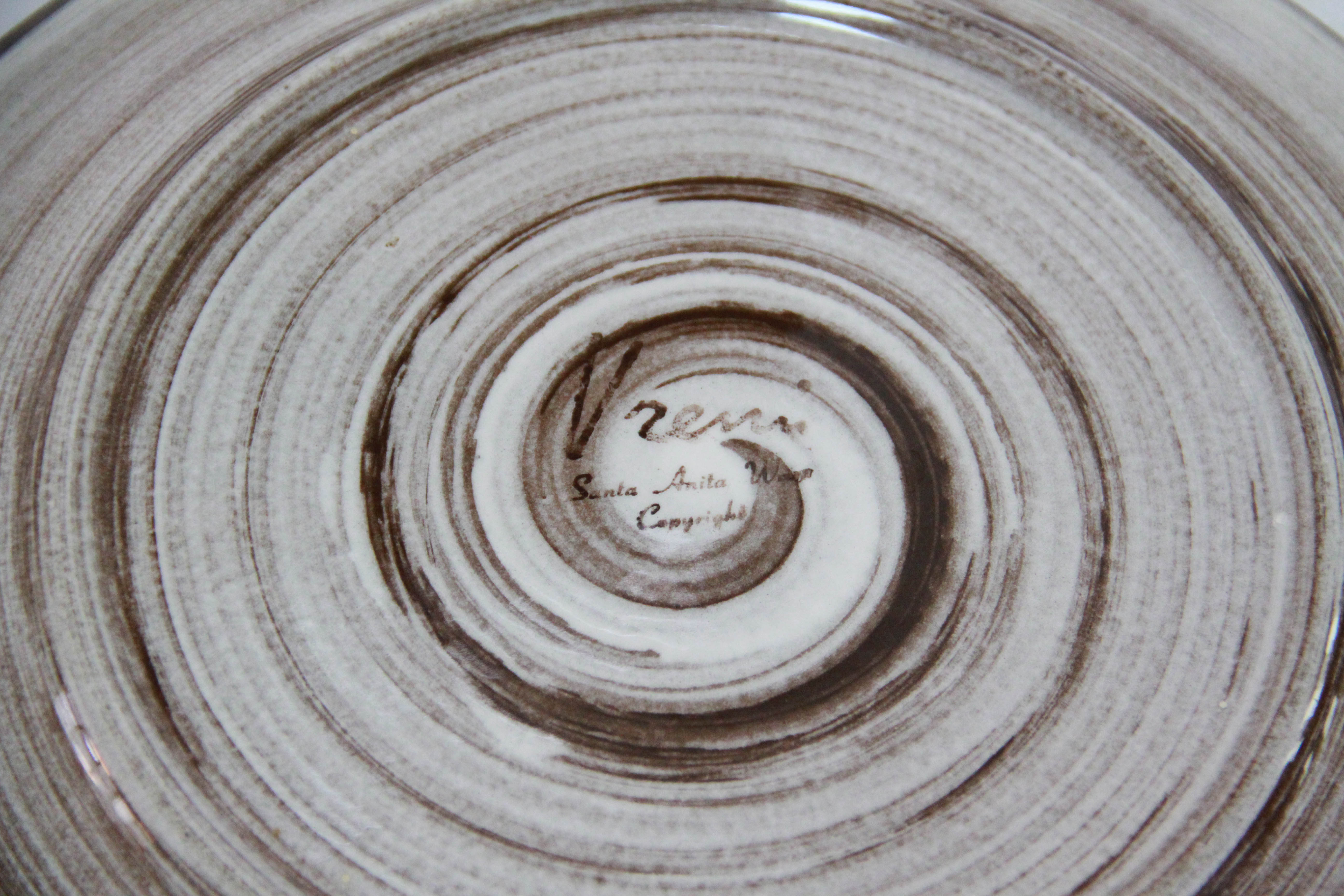 Vintage Santa Anita Ware "Vreni" Platters