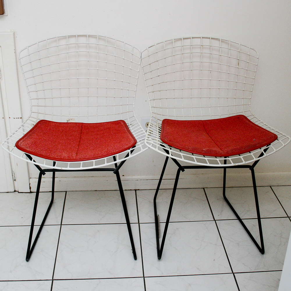 Mid Century Modern Side Chairs by Harry Bertoia for Knoll