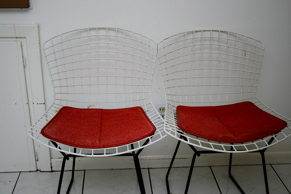 Mid Century Modern Side Chairs by Harry Bertoia for Knoll