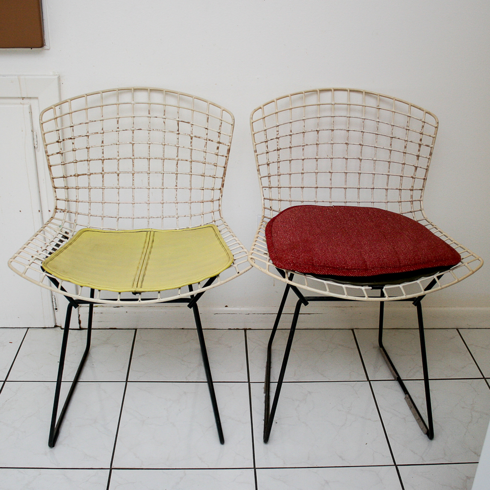 Mid Century Modern Side Chairs by Harry Bertoia for Knoll