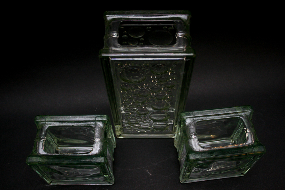 Glass Block Vases