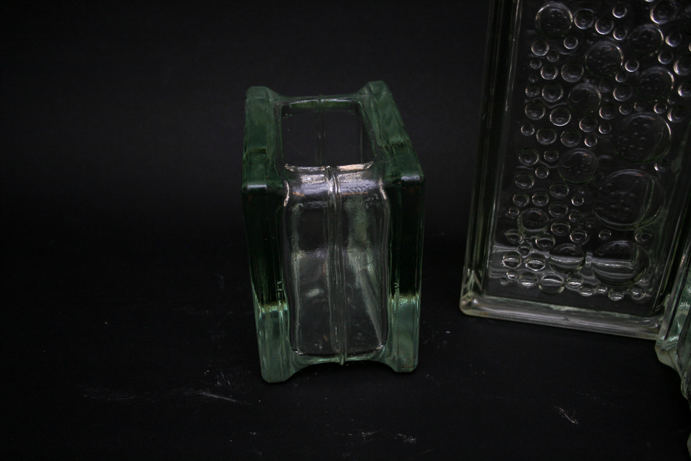 Glass Block Vases