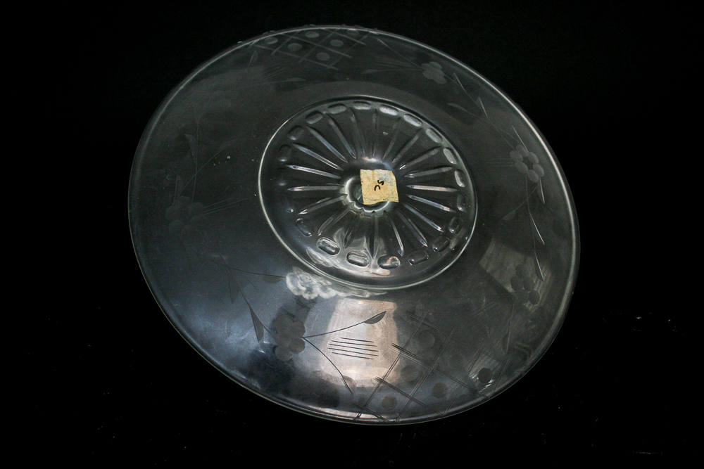 Vintage Glass Serving Pieces Featuring L.G. Wright Glass Company