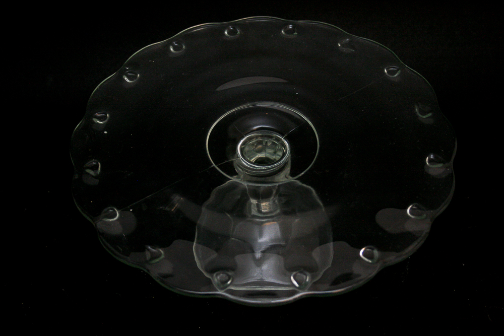 Vintage Glass Serving Pieces Featuring L.G. Wright Glass Company