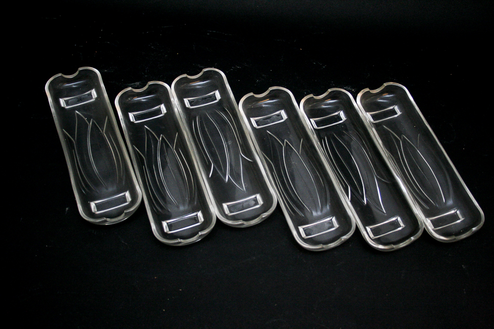 Vintage Glass Serving Pieces Featuring L.G. Wright Glass Company