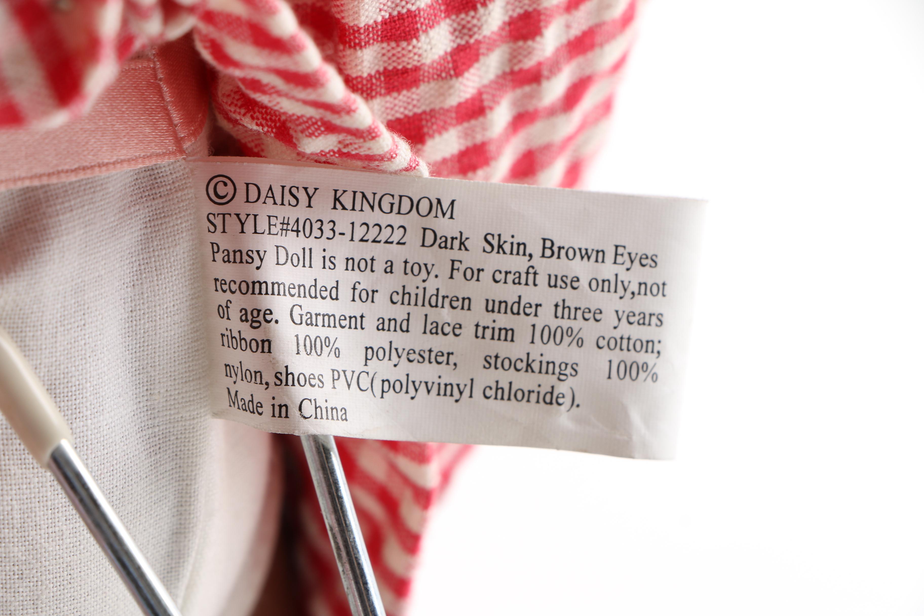 Vintage Style African American "Pansy" Doll