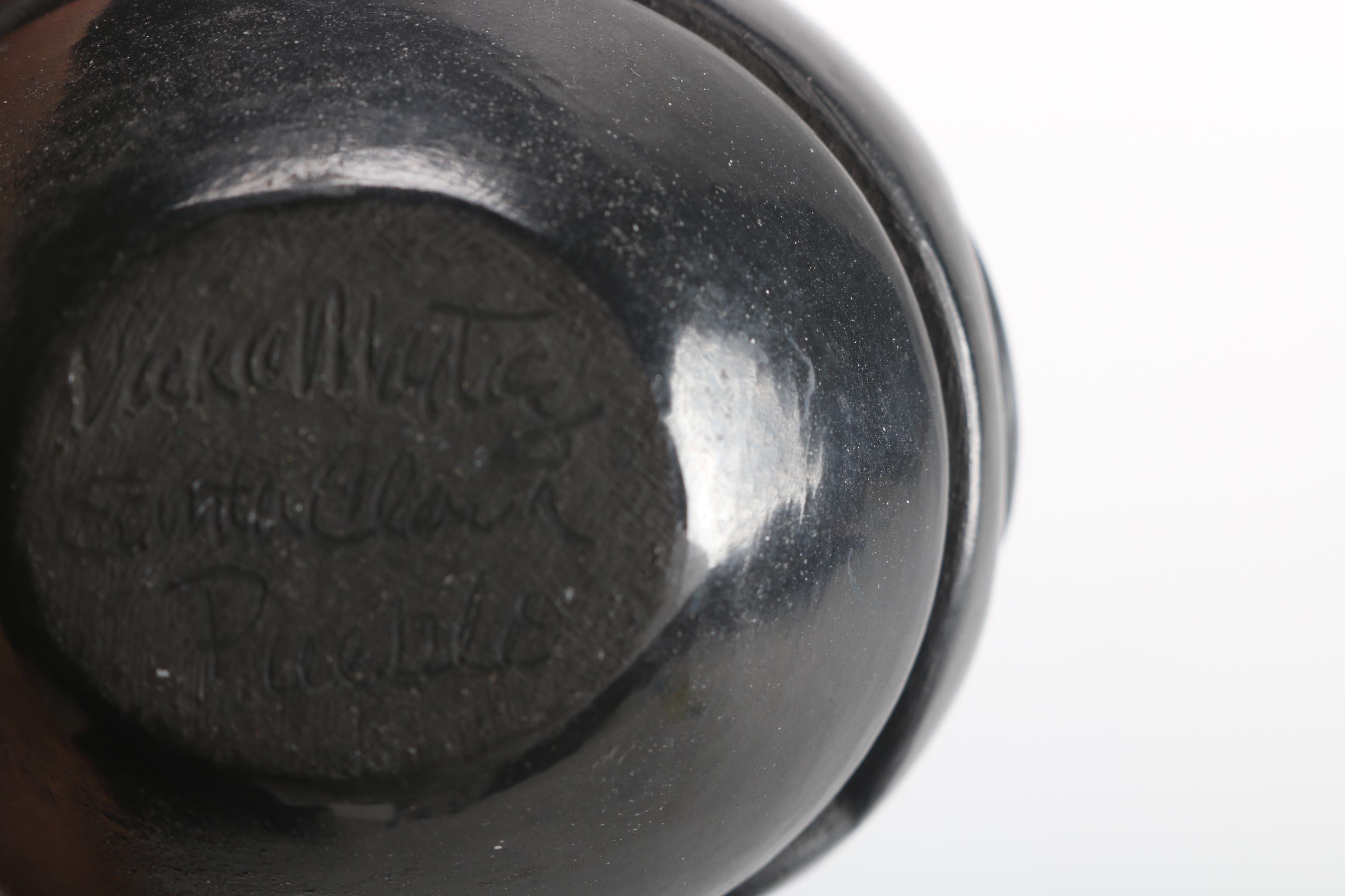 Vickie Martinez Pueblo Blackware Jar