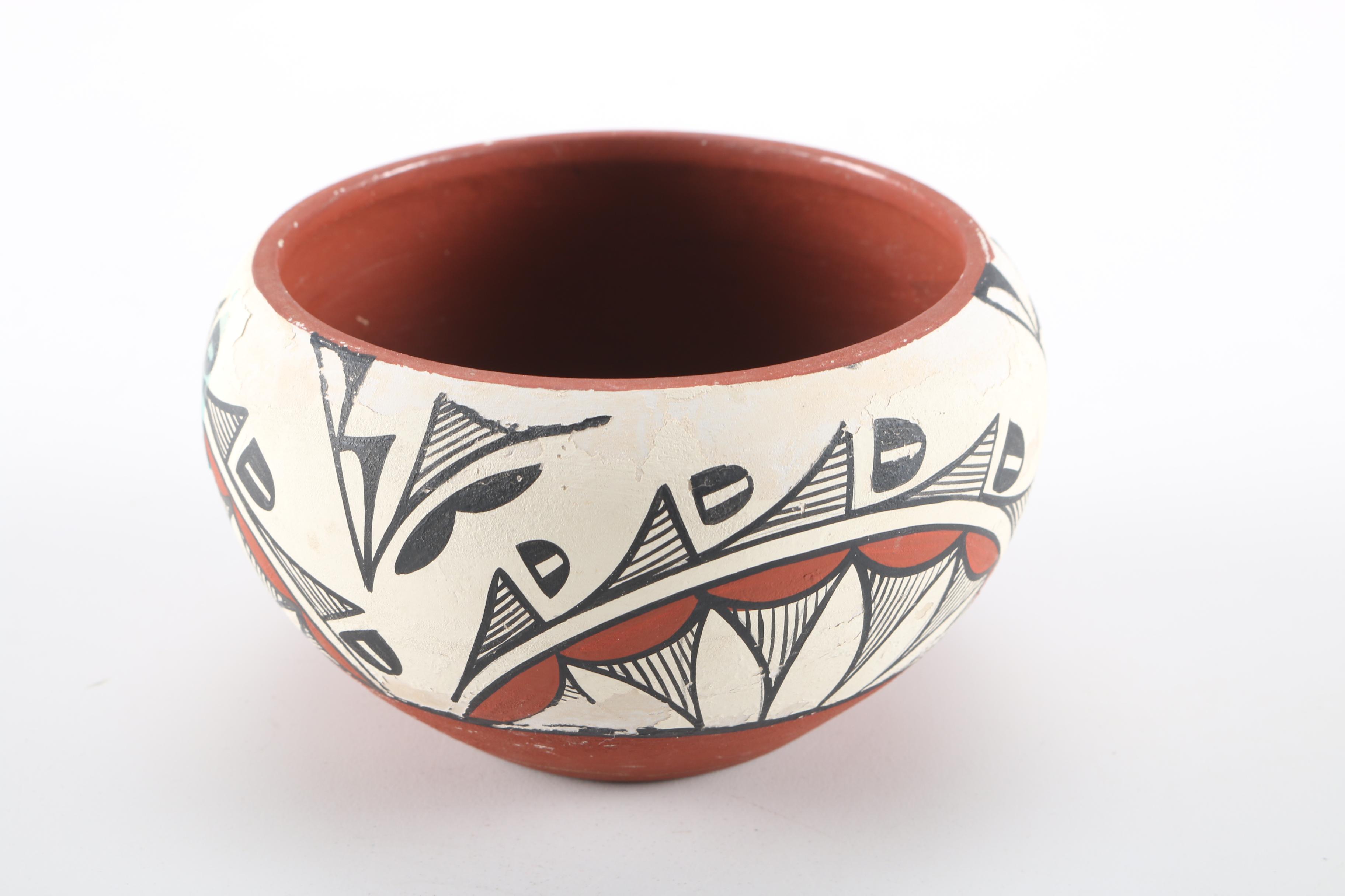 Vangie Tafoya and M. Toya Pueblo Native American Pottery