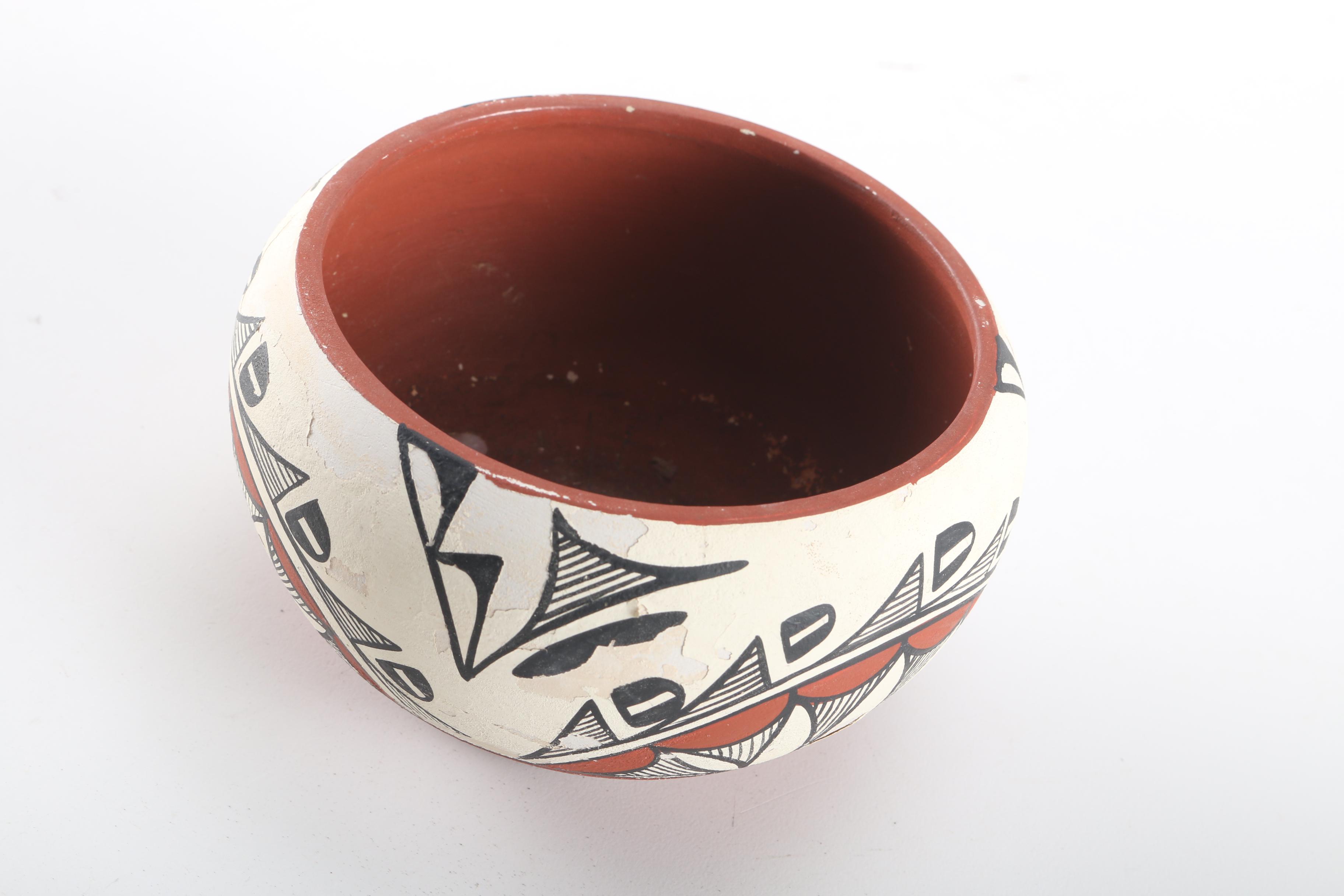 Vangie Tafoya and M. Toya Pueblo Native American Pottery