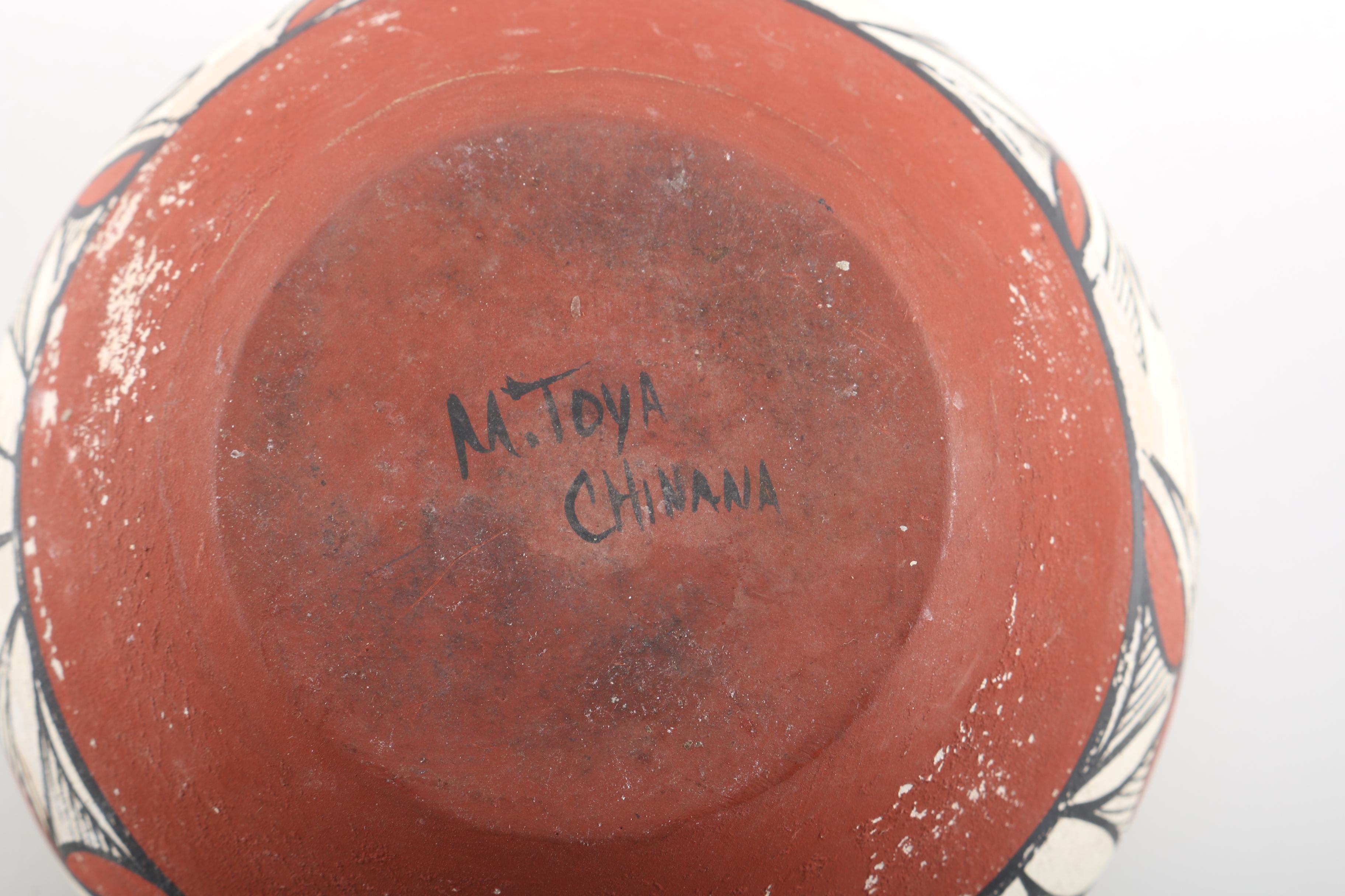 Vangie Tafoya and M. Toya Pueblo Native American Pottery