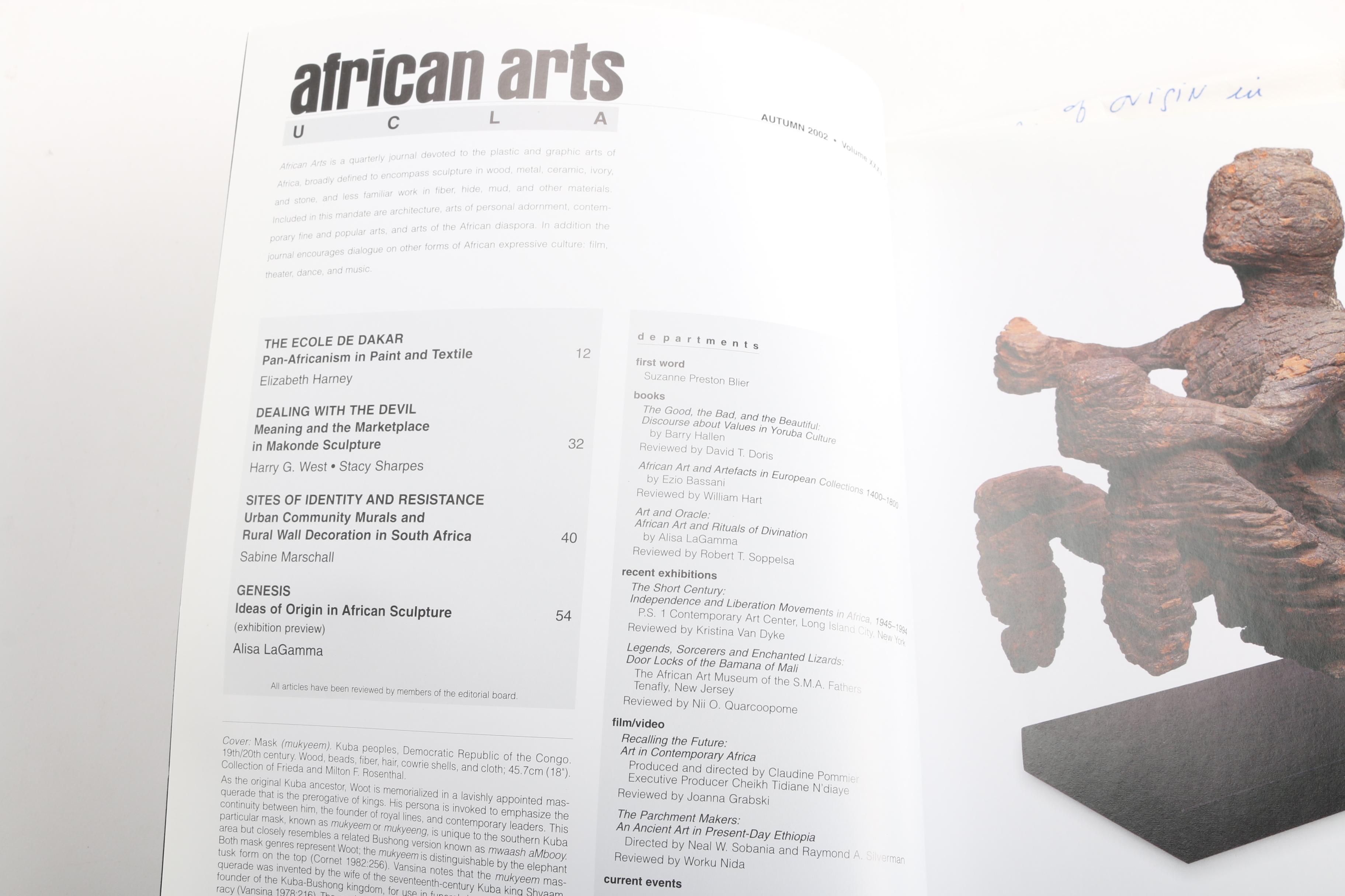 African Art Magazines and Book