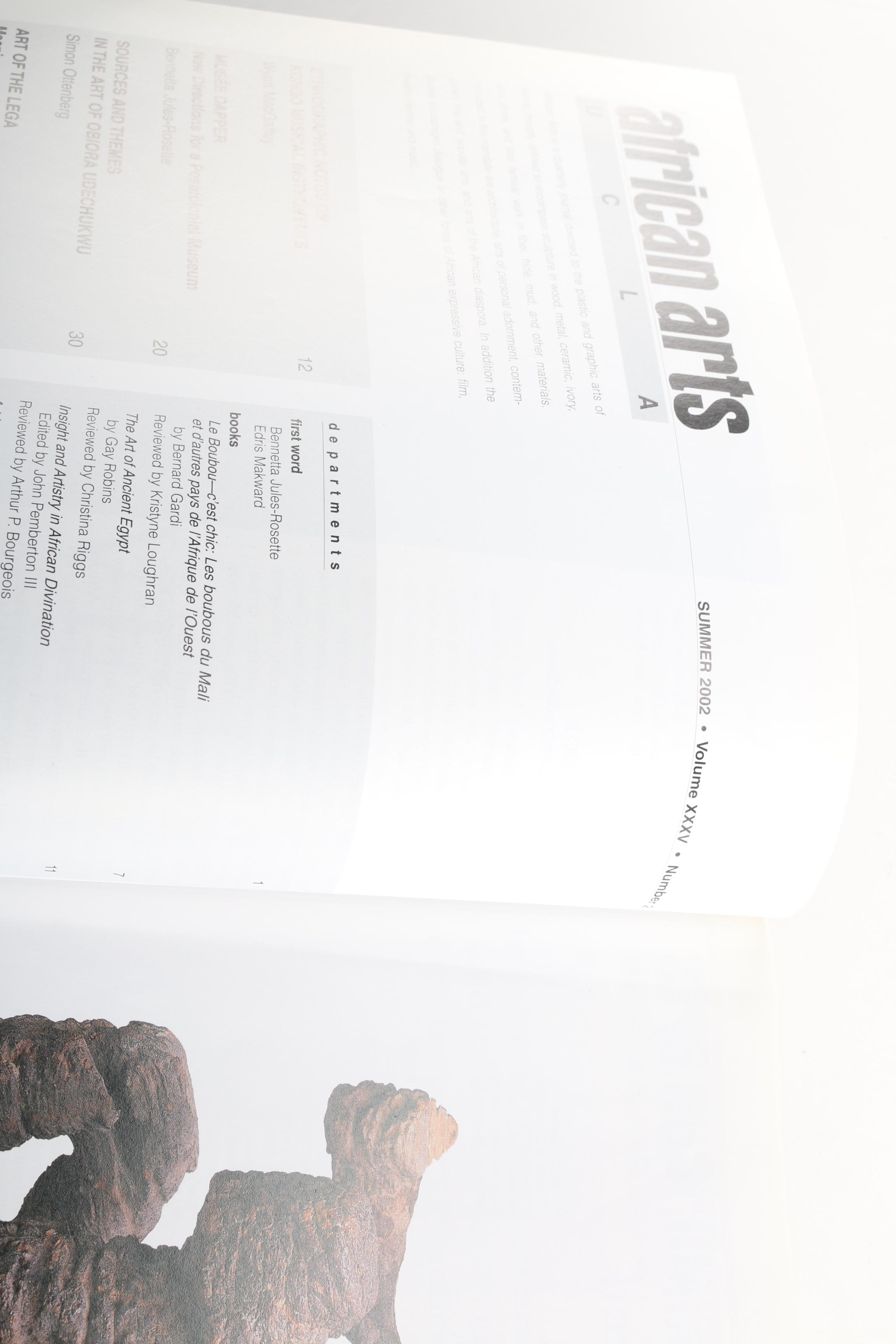 African Art Magazines and Book