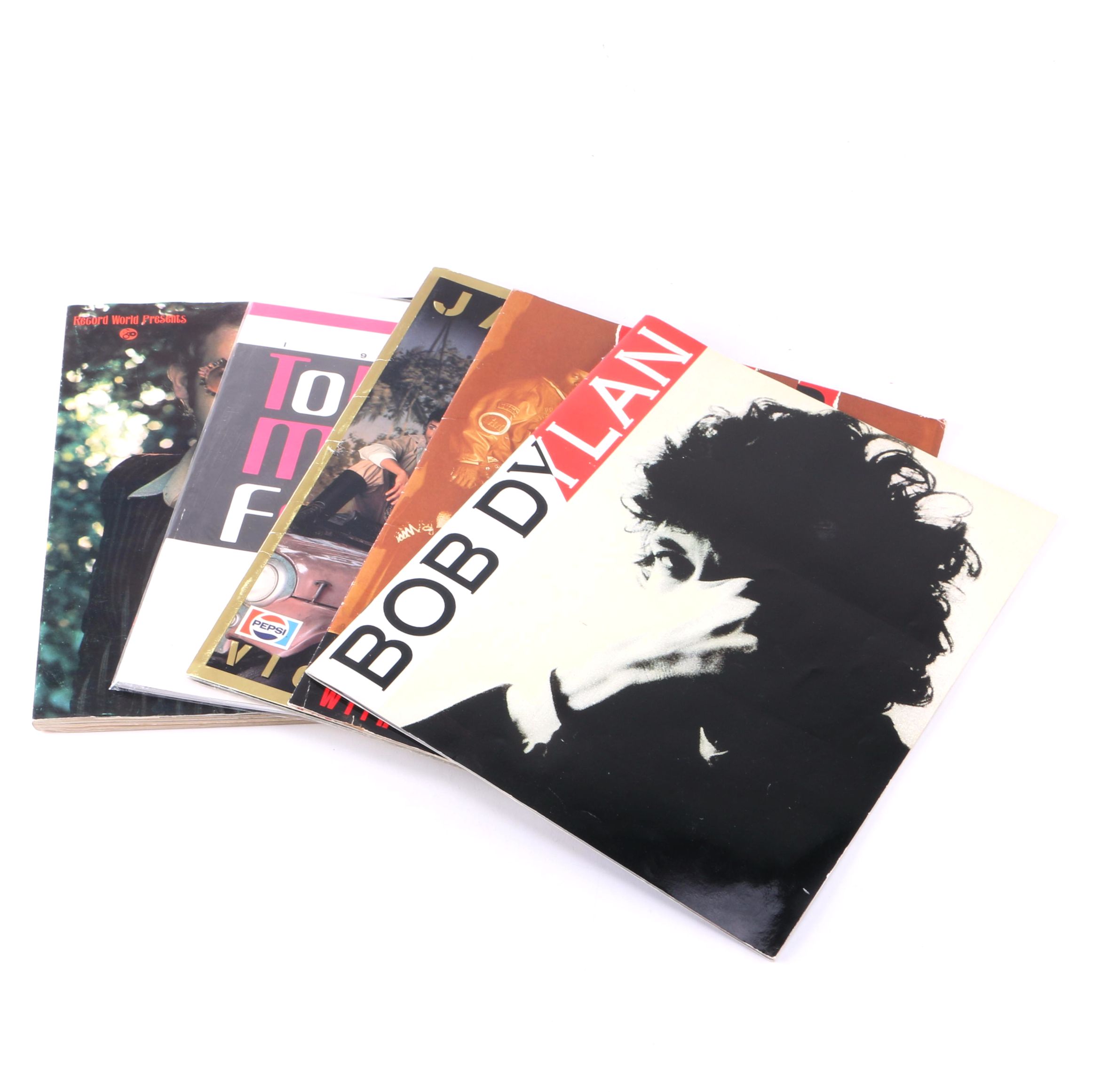 Vintage Bob Dylan, Elton John, Jacksons Concert Programs