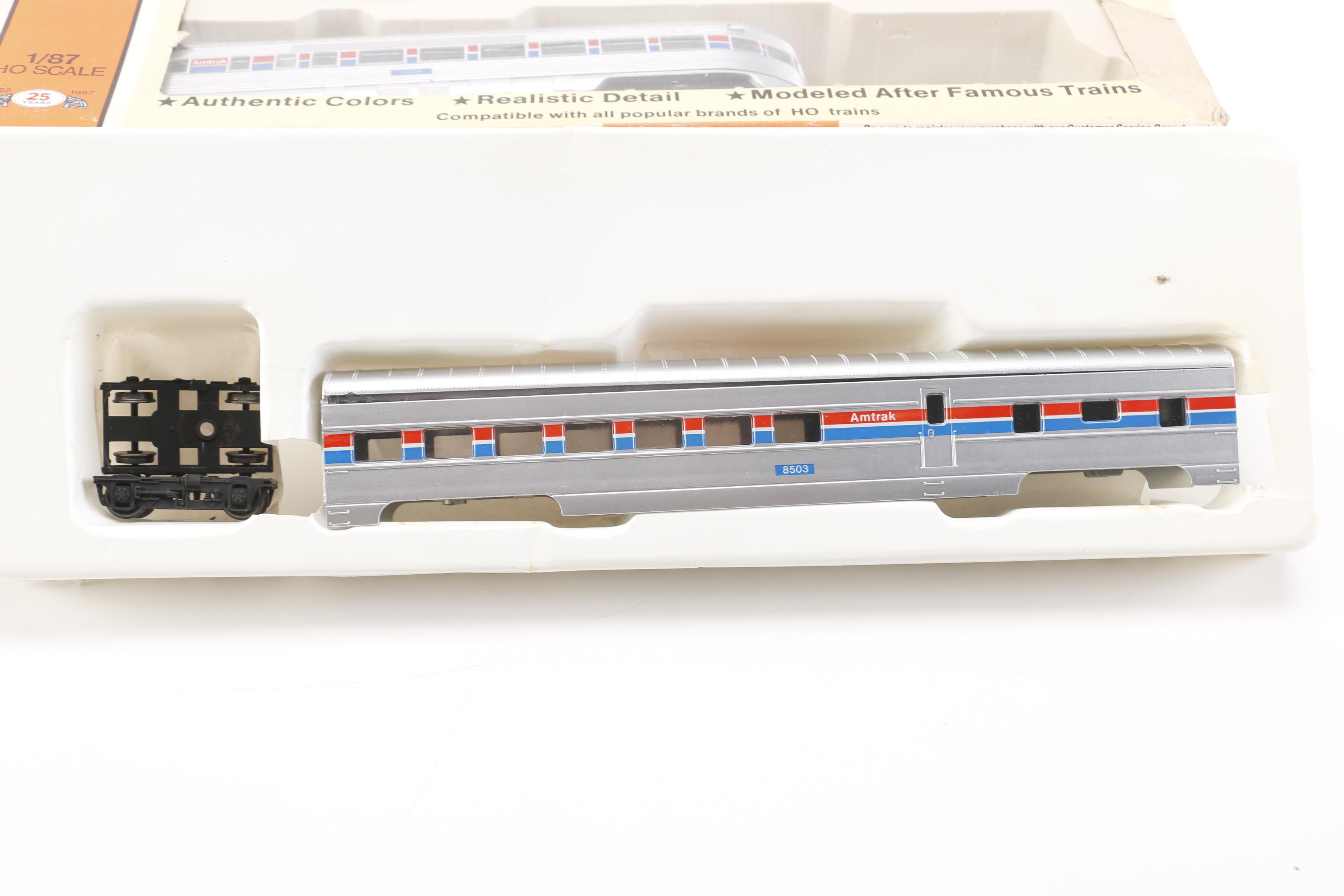 Vintage Con-Cor HO Scale Amtrak Superliner Passenger Cars