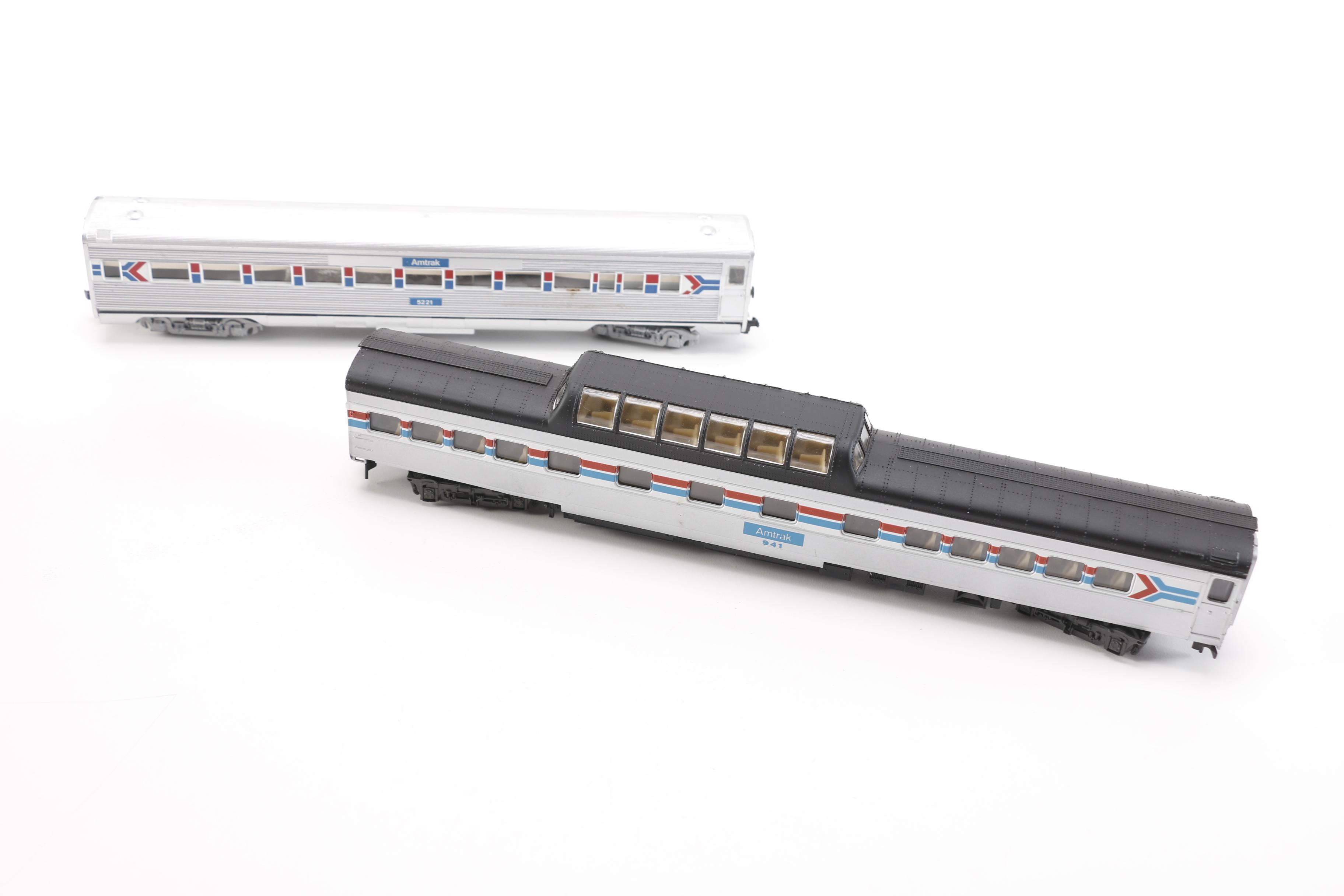 Vintage Con-Cor HO Scale Amtrak Superliner Passenger Cars