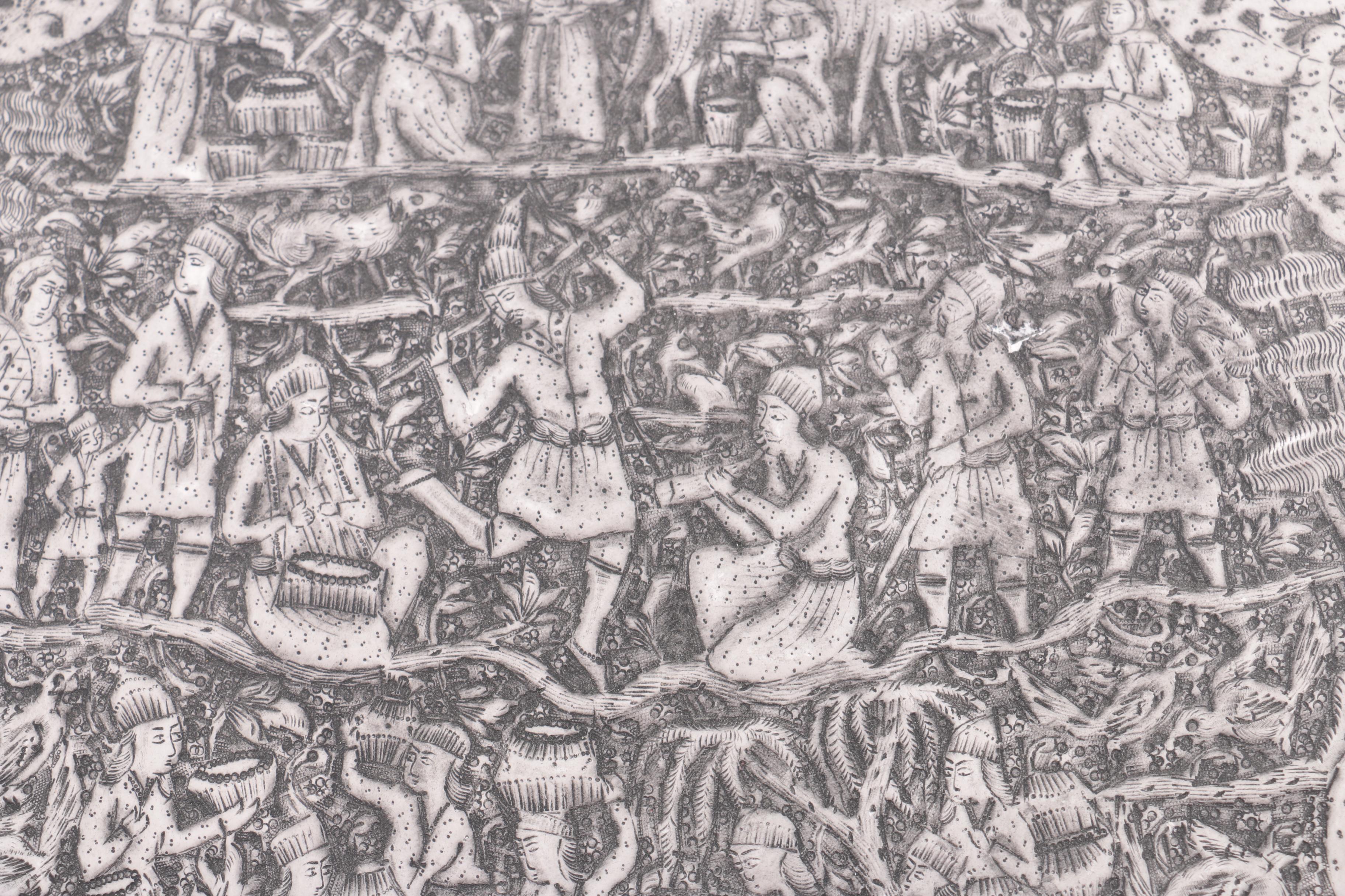 Decorative Round Plaster Persian Reproduction