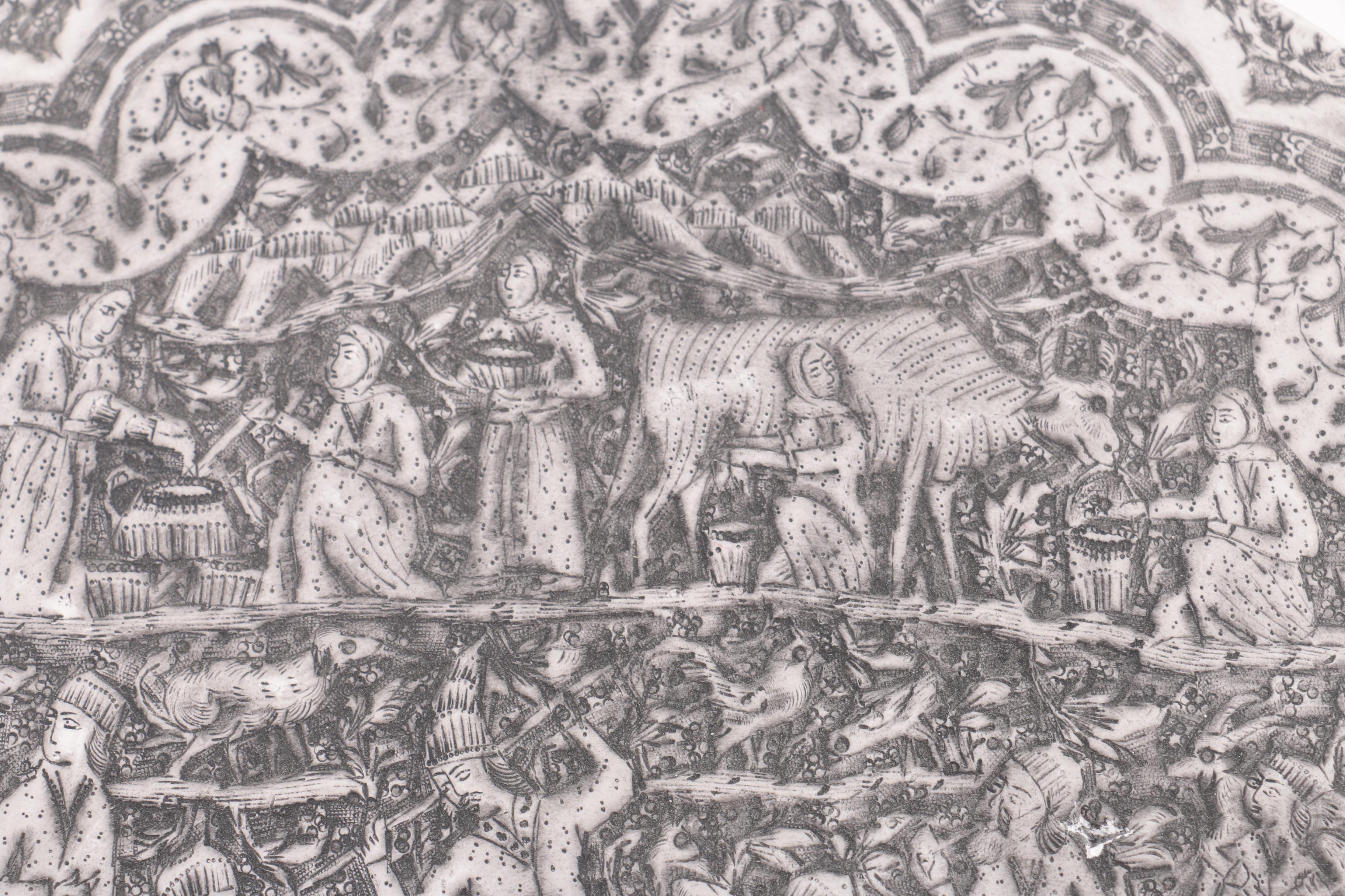 Decorative Round Plaster Persian Reproduction