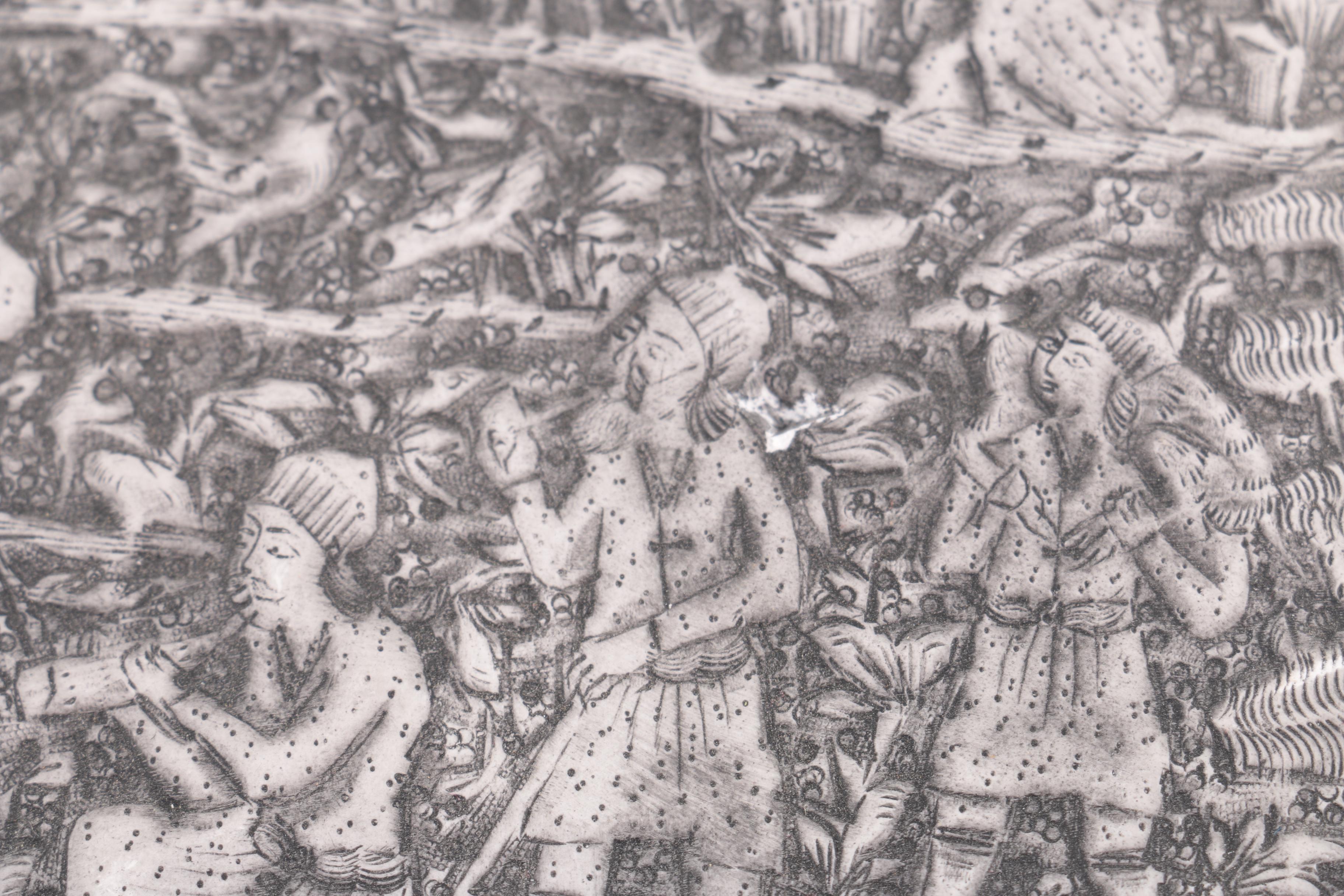 Decorative Round Plaster Persian Reproduction