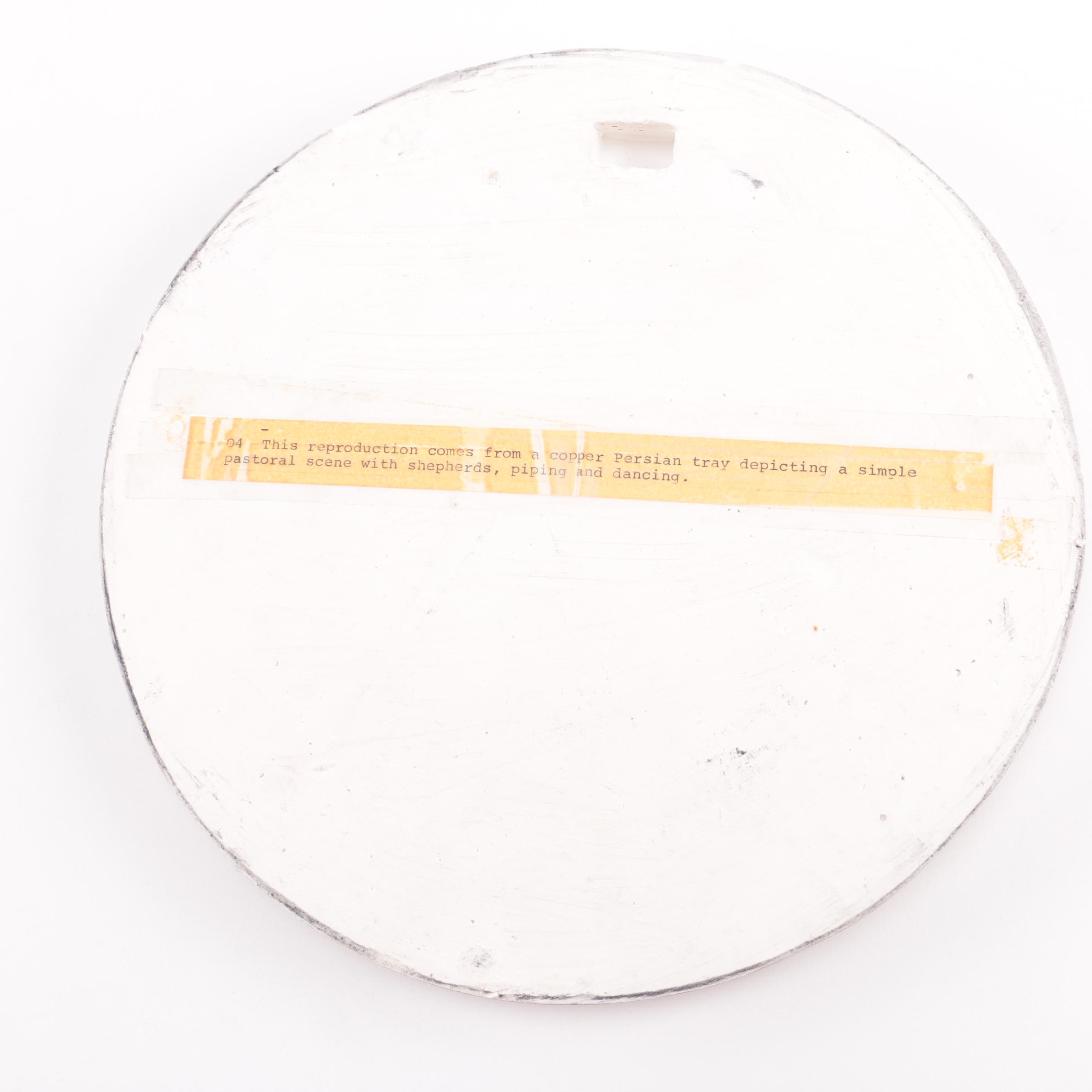 Decorative Round Plaster Persian Reproduction