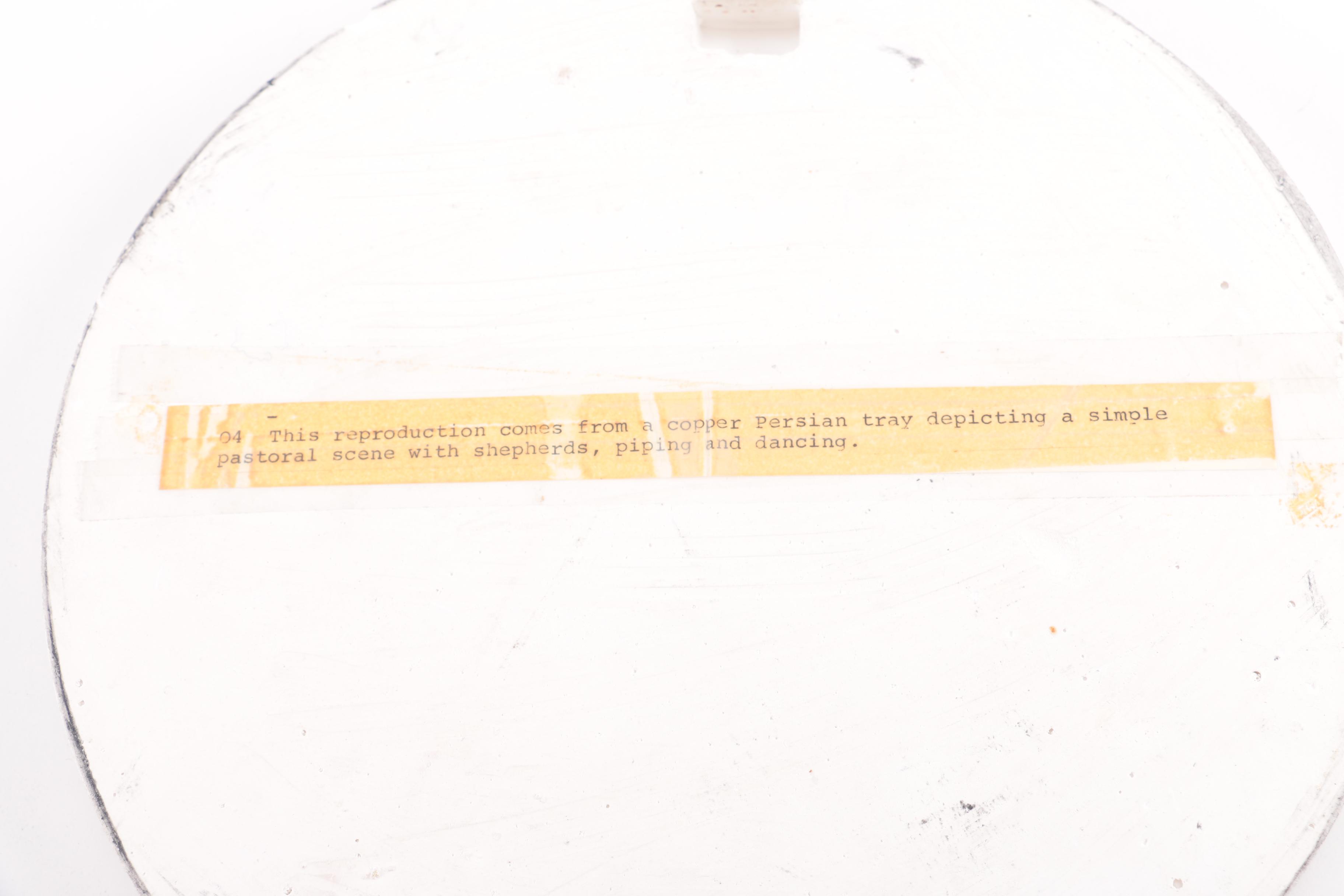 Decorative Round Plaster Persian Reproduction