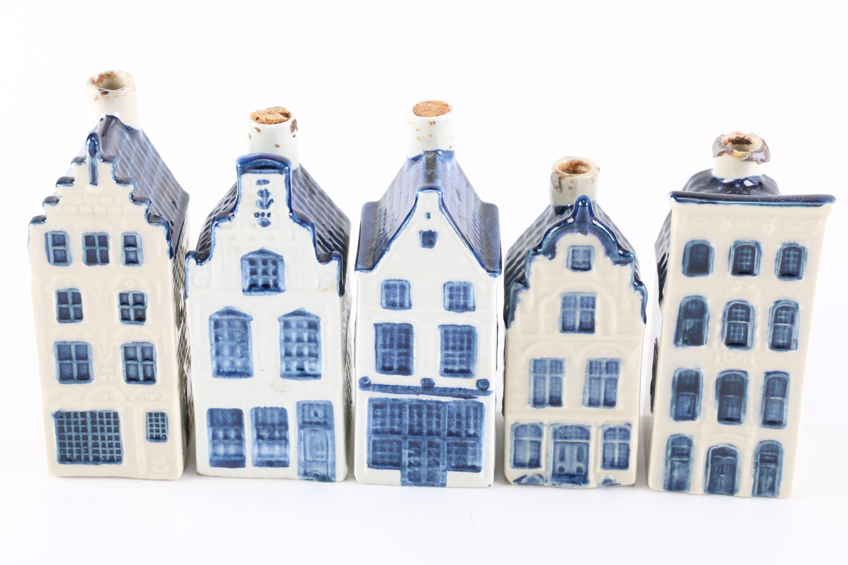 KLM House-Shaped Ceramic Bottles