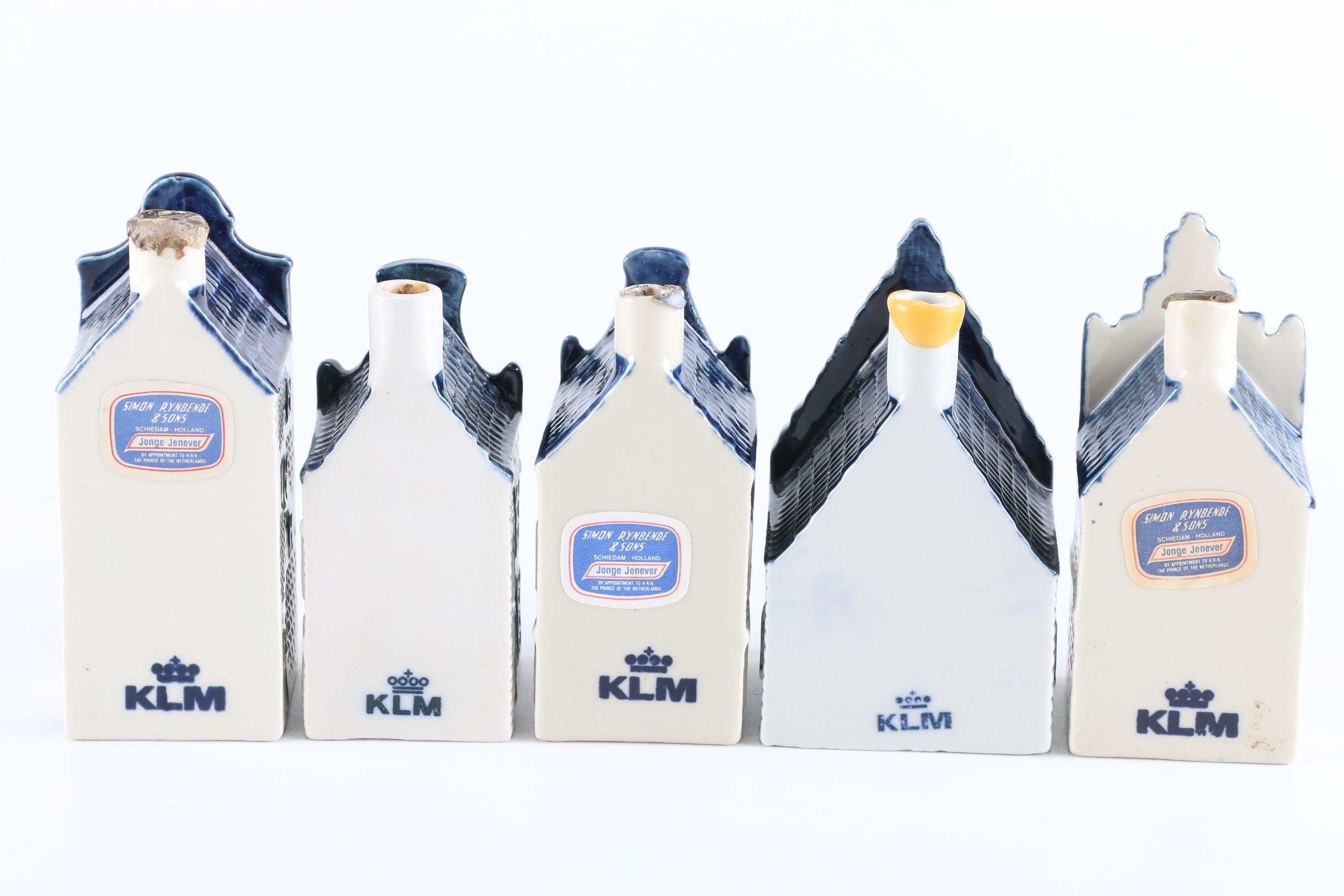 Blue Delft Wax Sealed Decanters