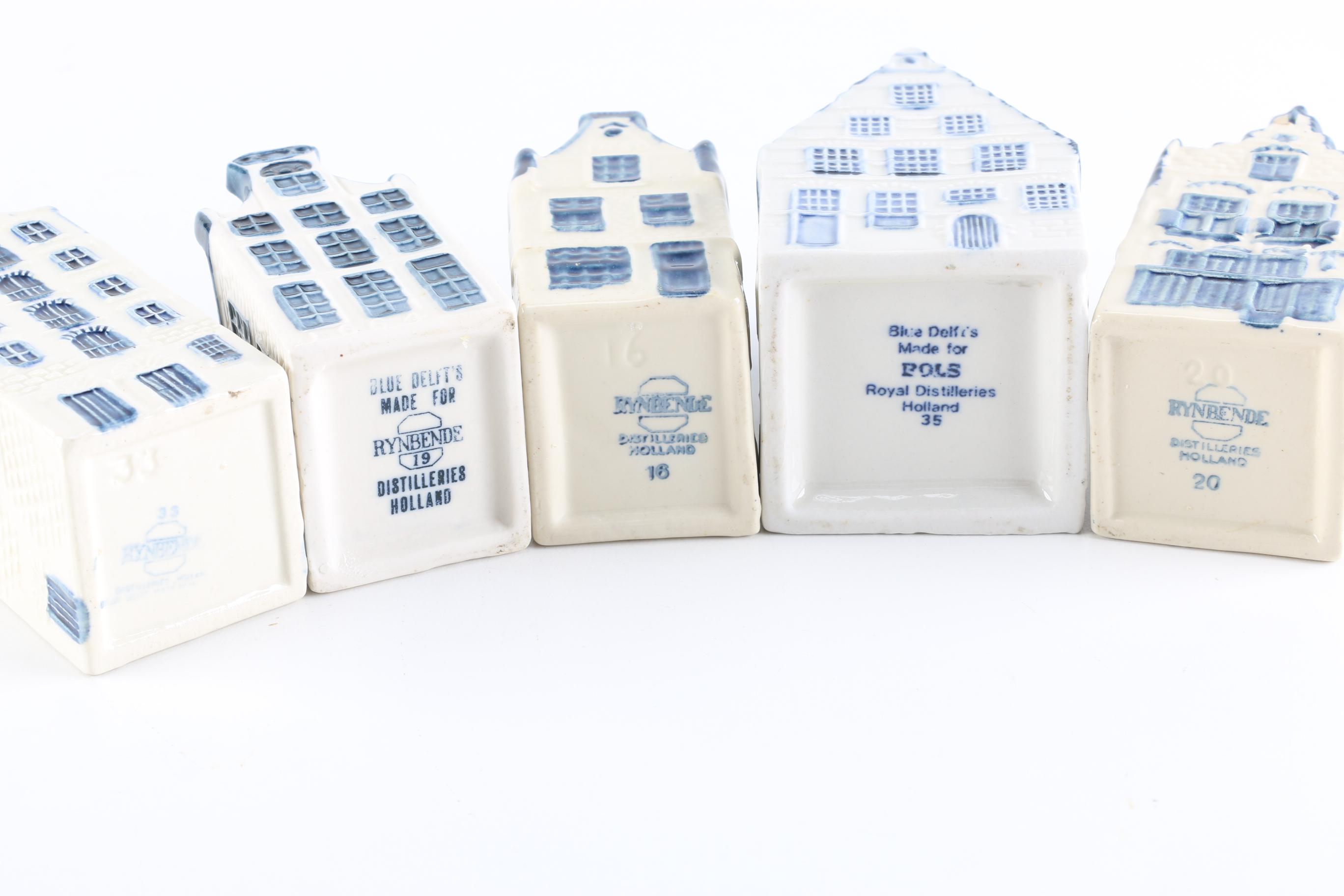 Blue Delft Wax Sealed Decanters