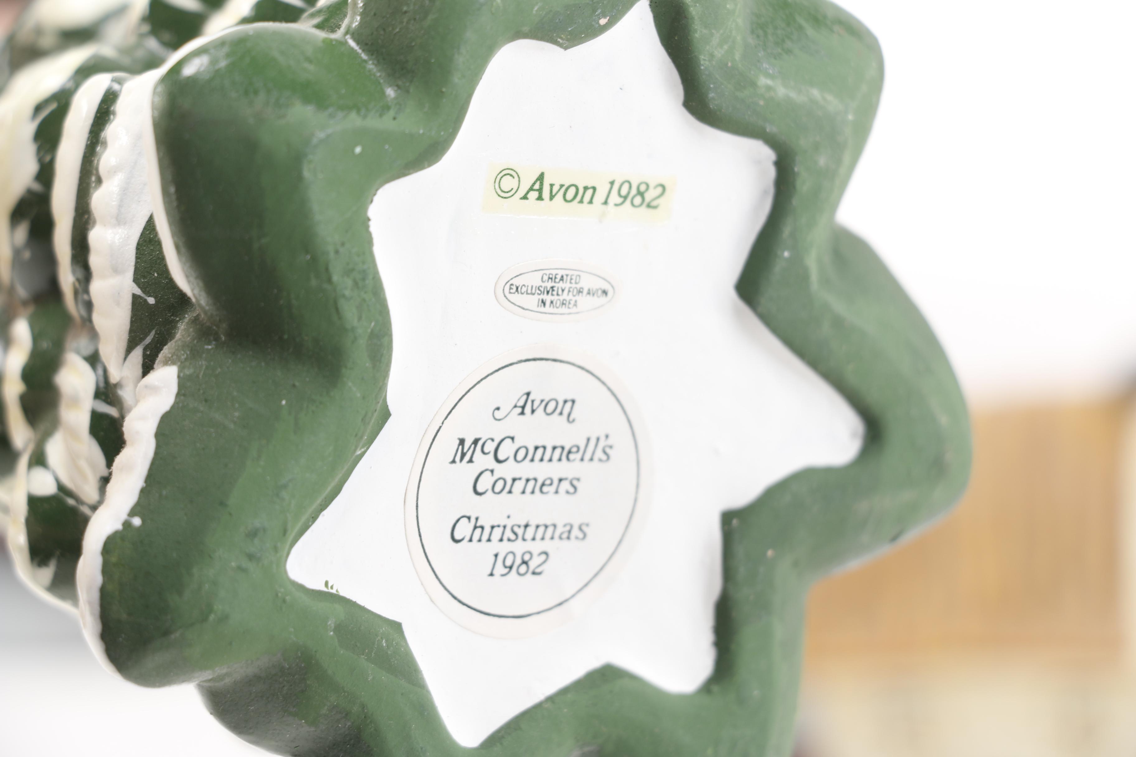 Decorative Village Accessories and Steins Featuring Avon