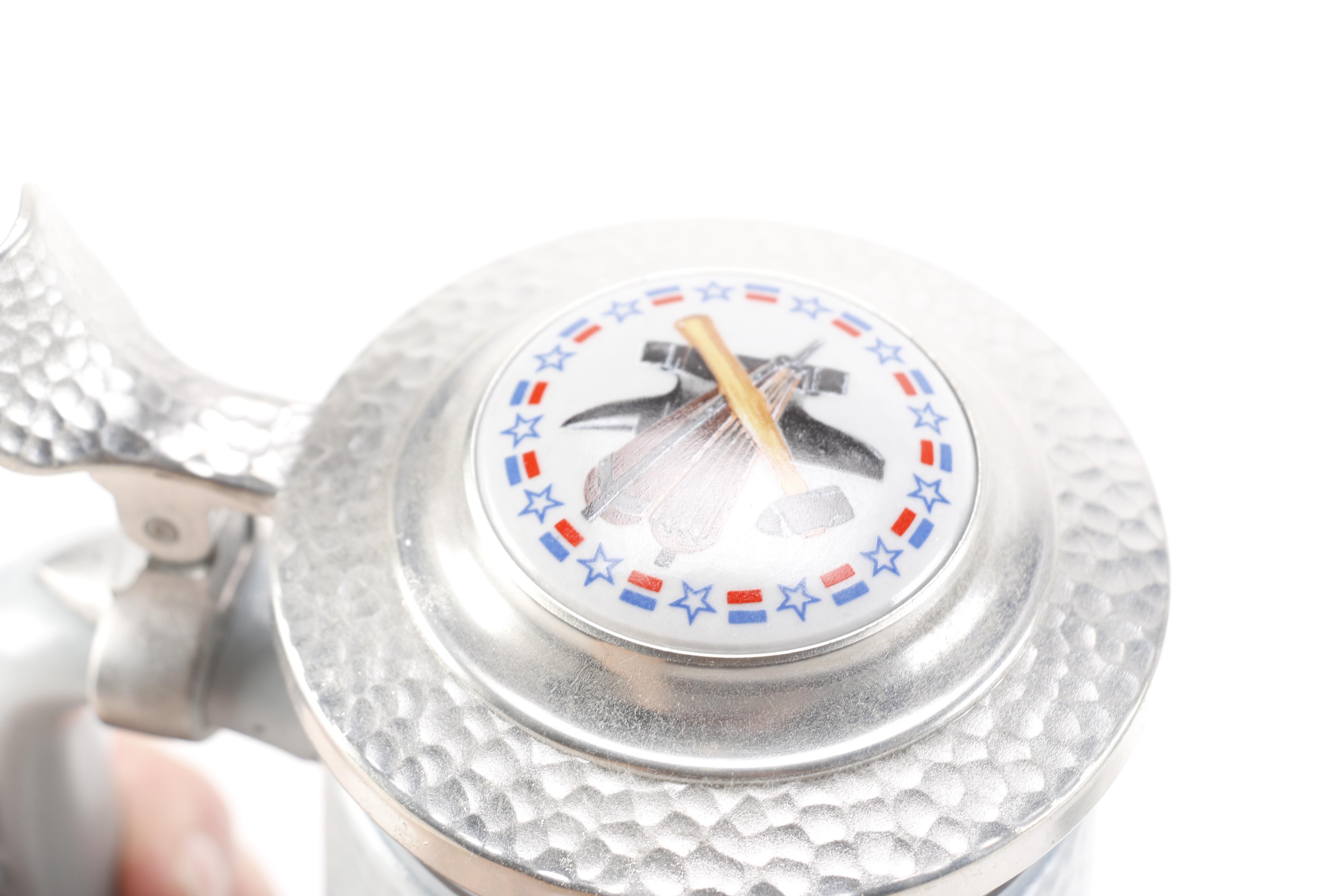 Decorative Village Accessories and Steins Featuring Avon