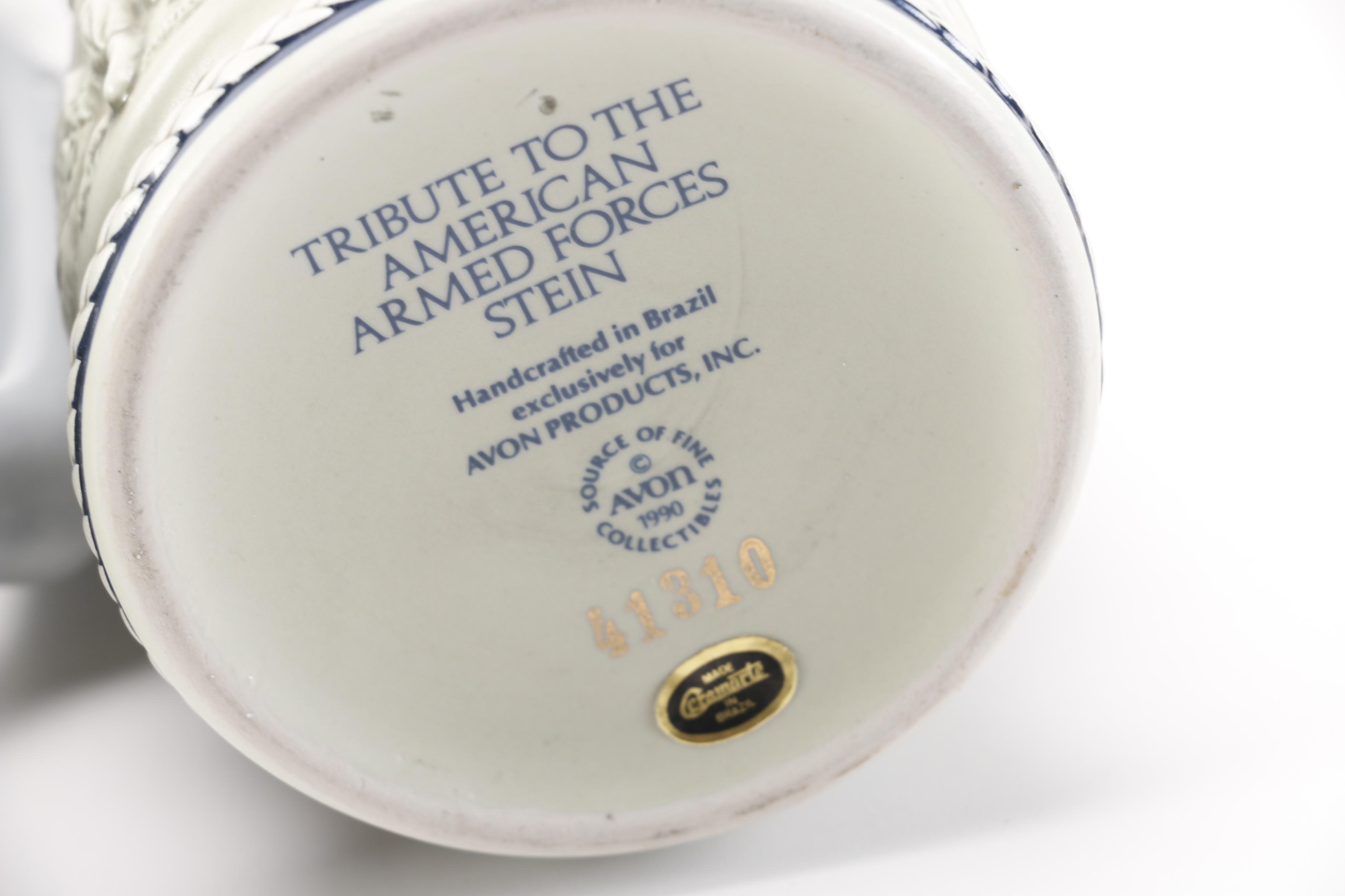 Decorative Village Accessories and Steins Featuring Avon