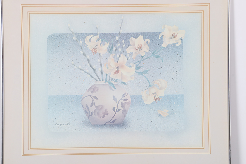 James Coopersmith Offset Lithograph "European Lily"