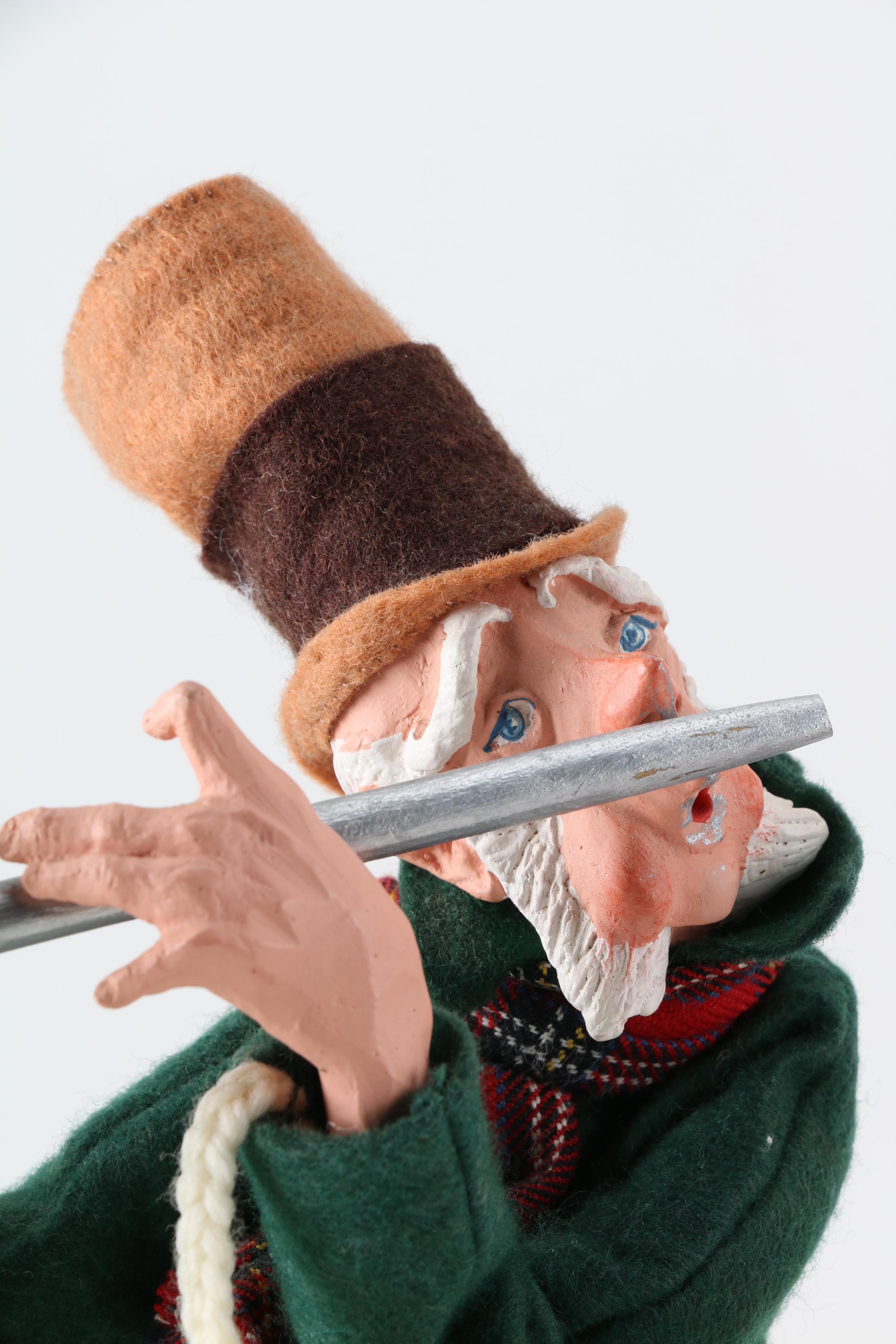 Handmade Simpich Caroling Dolls