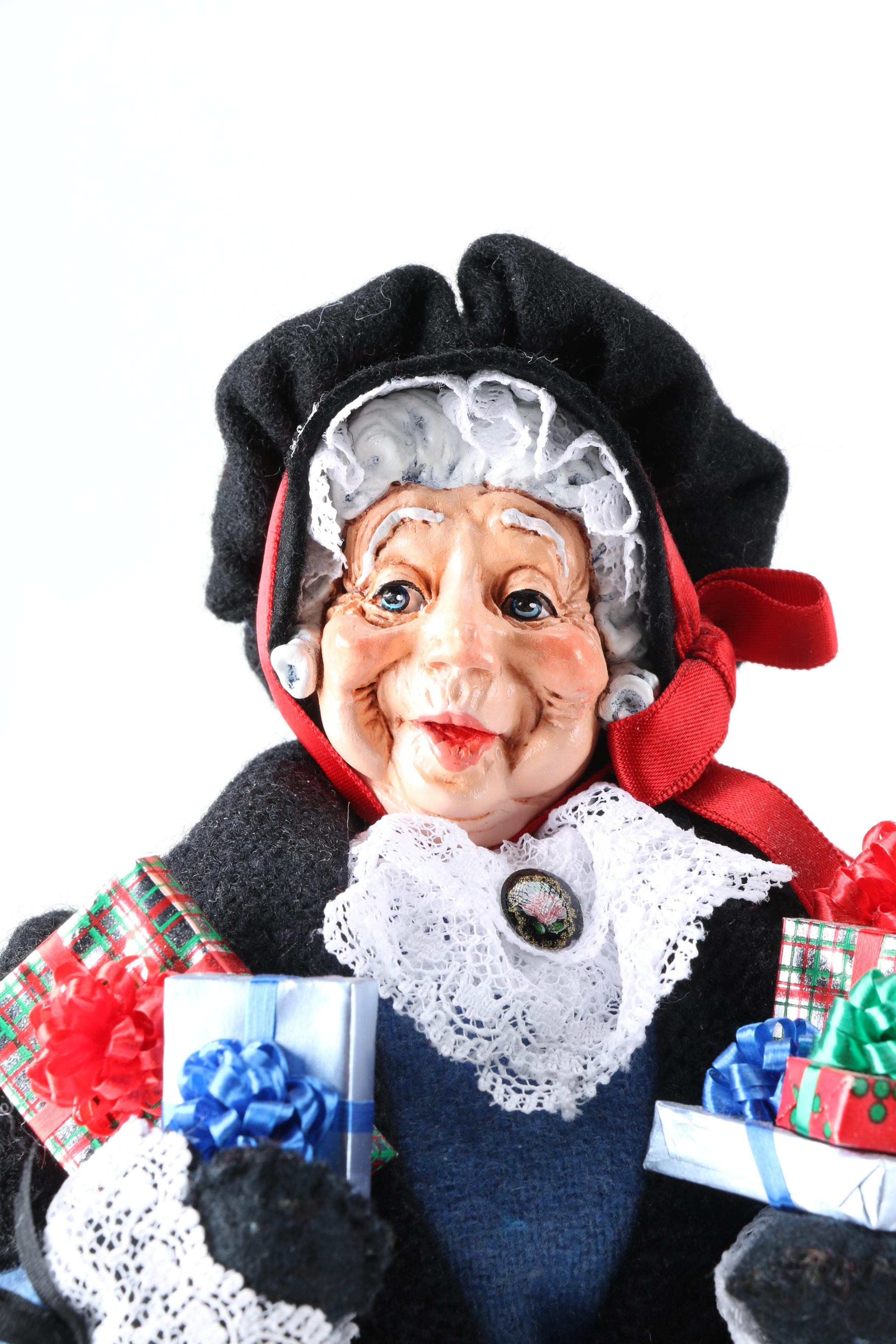 Handmade Simpich Caroling Dolls