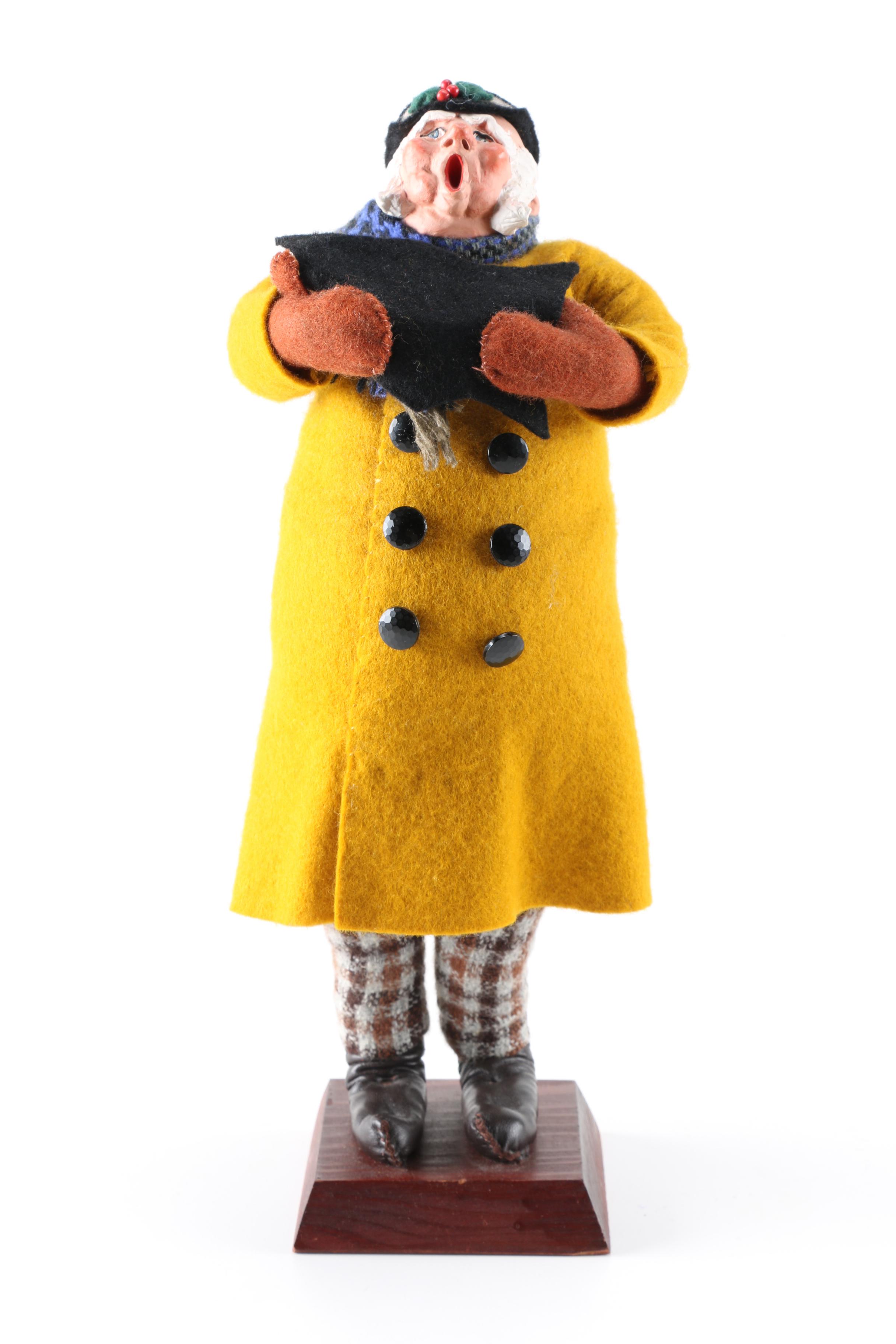 Handmade Simpich Caroling Dolls