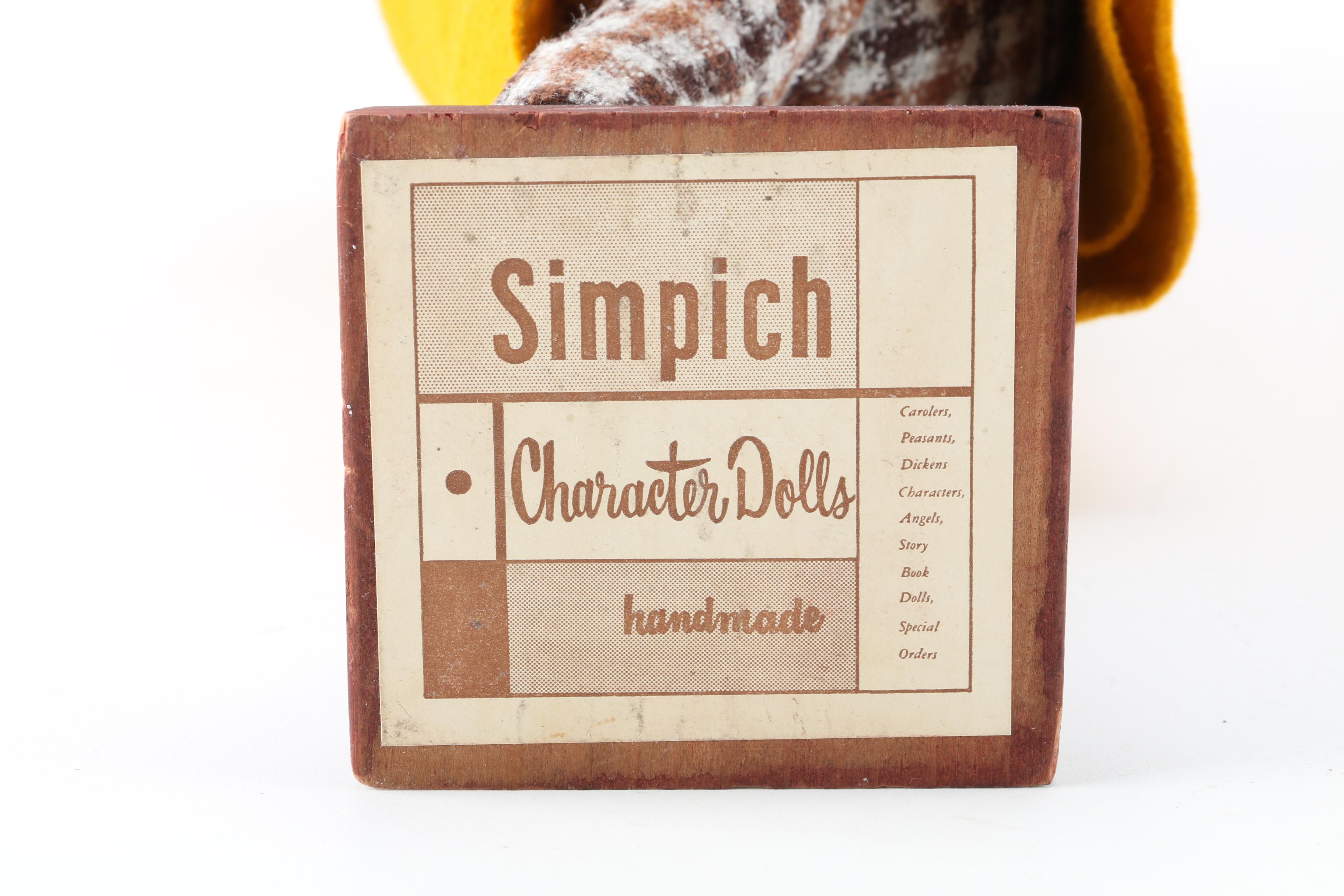 Handmade Simpich Caroling Dolls