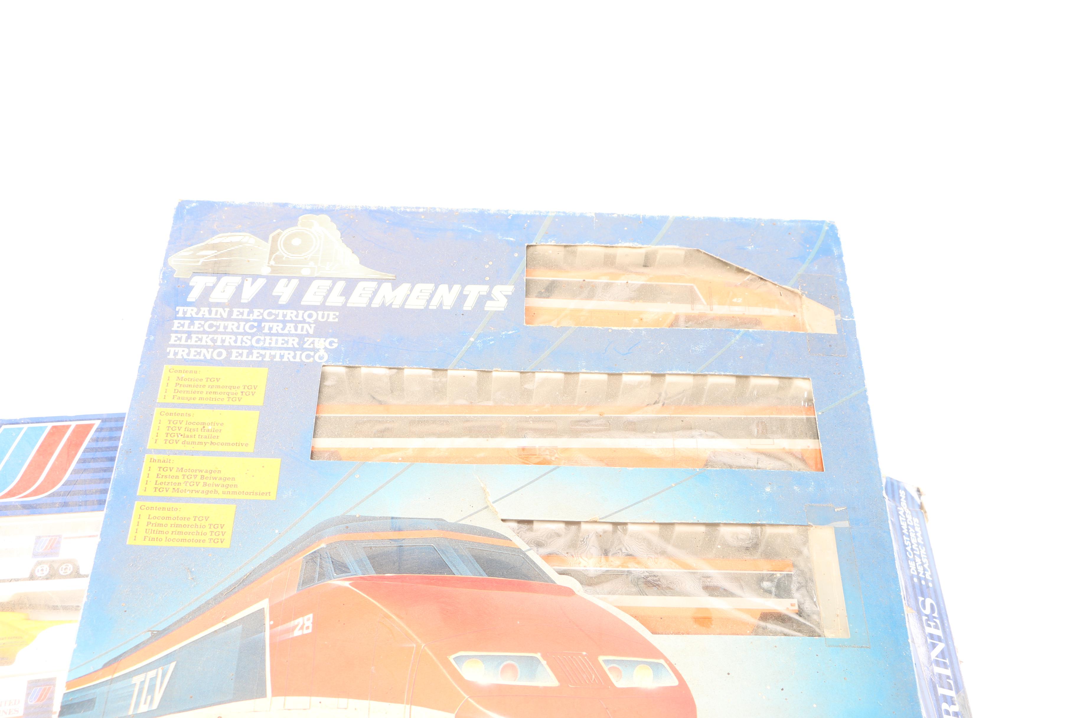Model Trains and Planes Featuring Bachman and TGV4 Elements