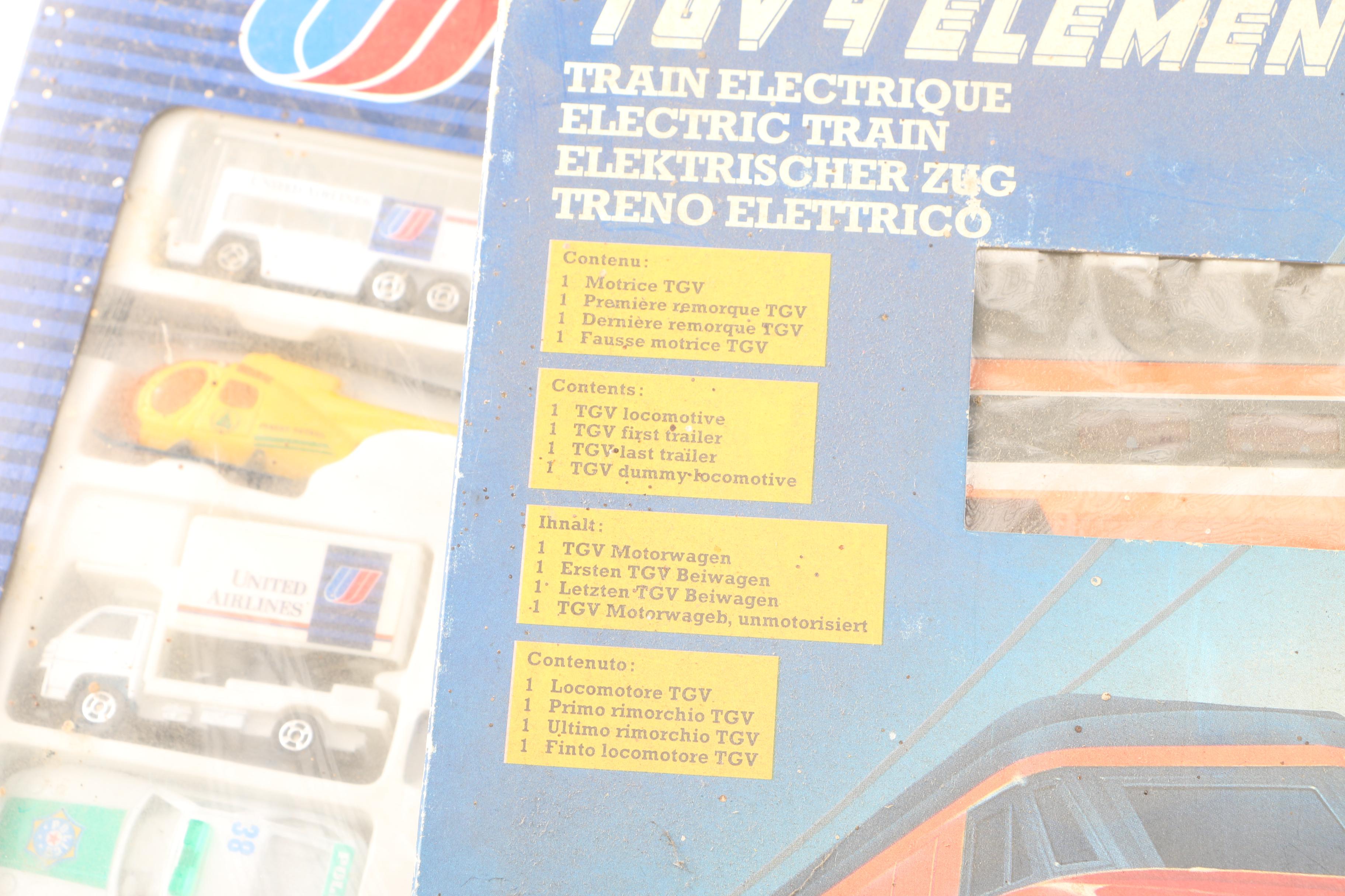 Model Trains and Planes Featuring Bachman and TGV4 Elements