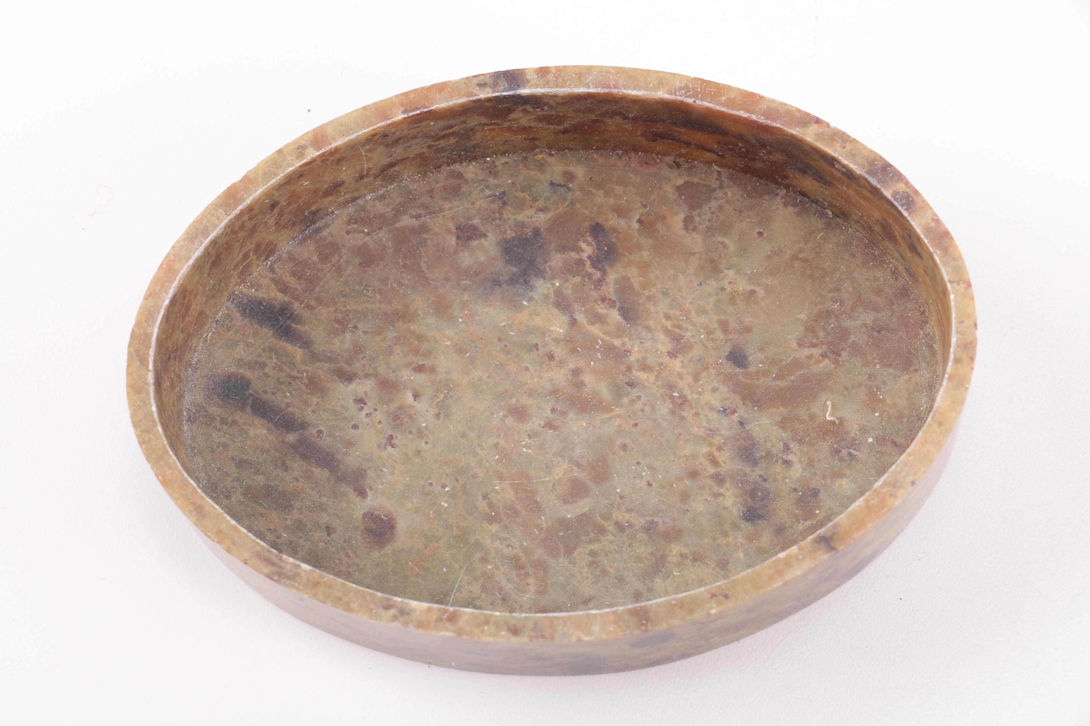 Inlaid Stone Trinket Box