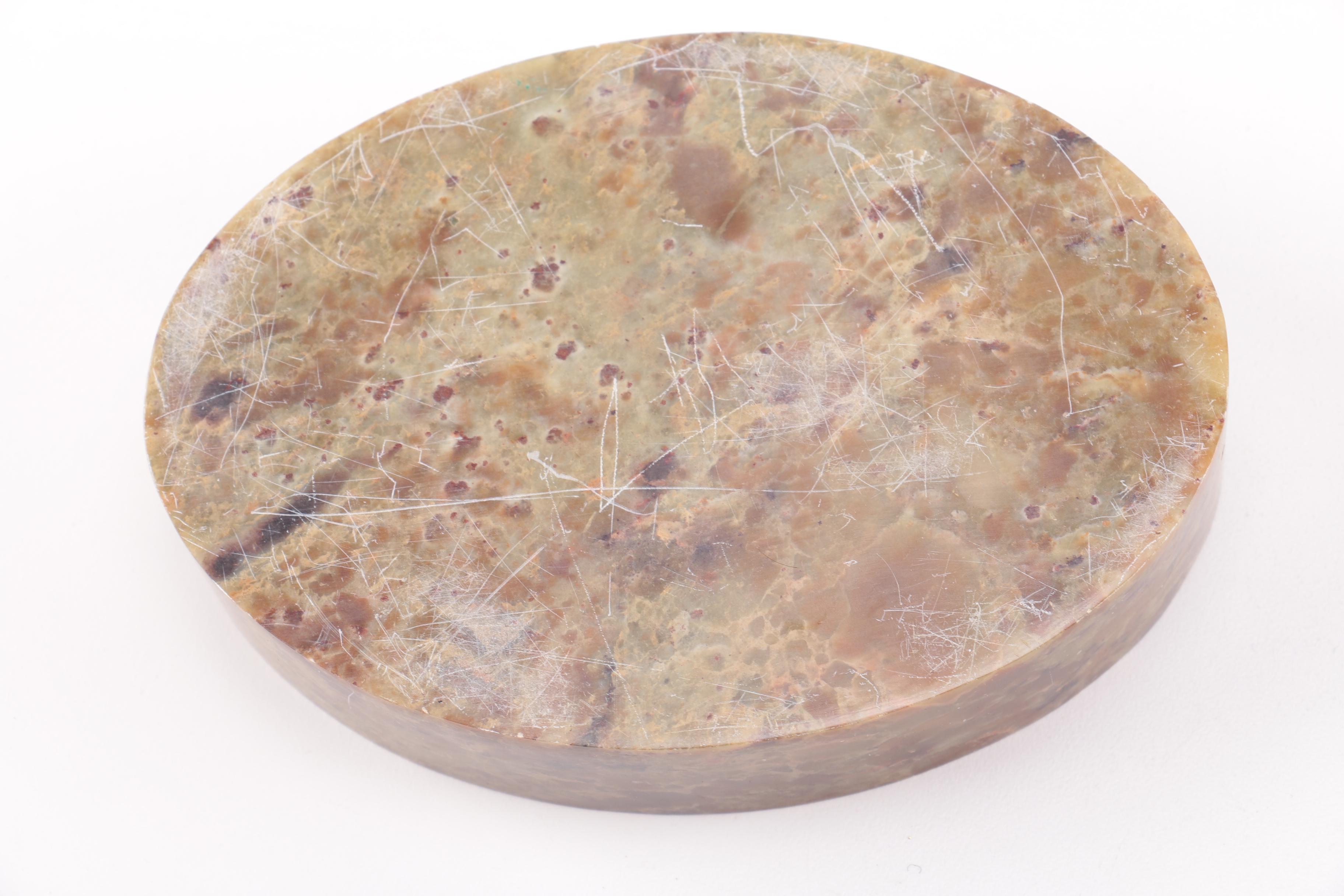 Inlaid Stone Trinket Box