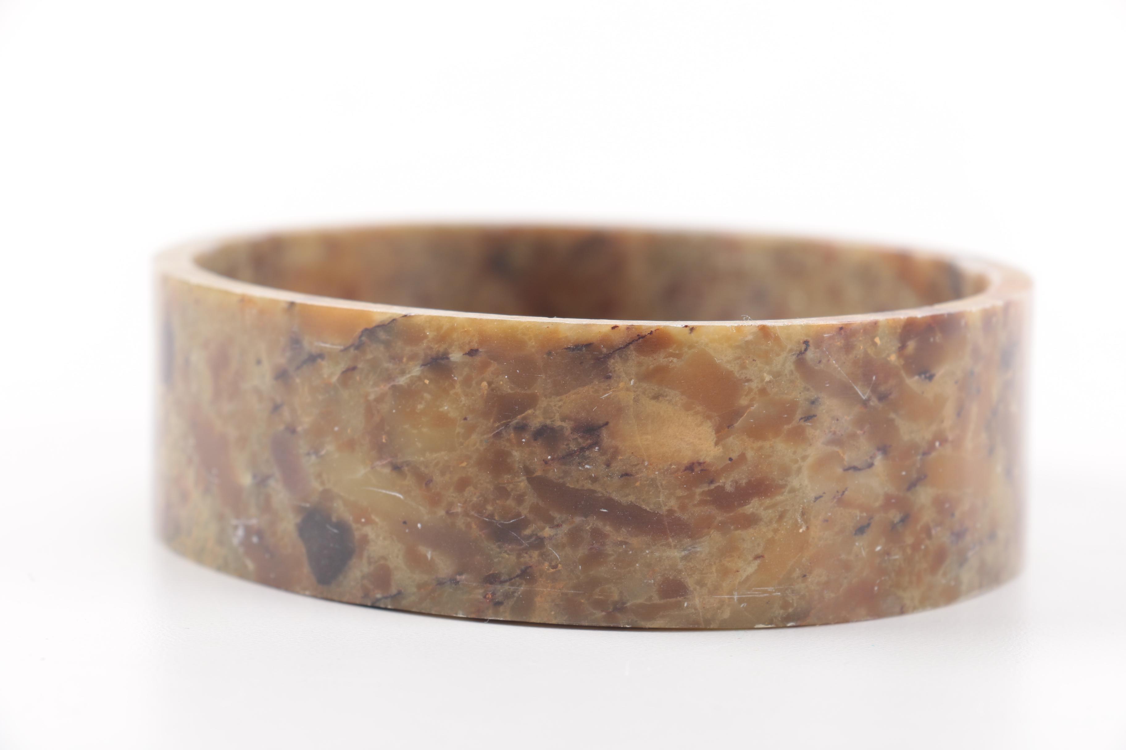 Inlaid Stone Trinket Box