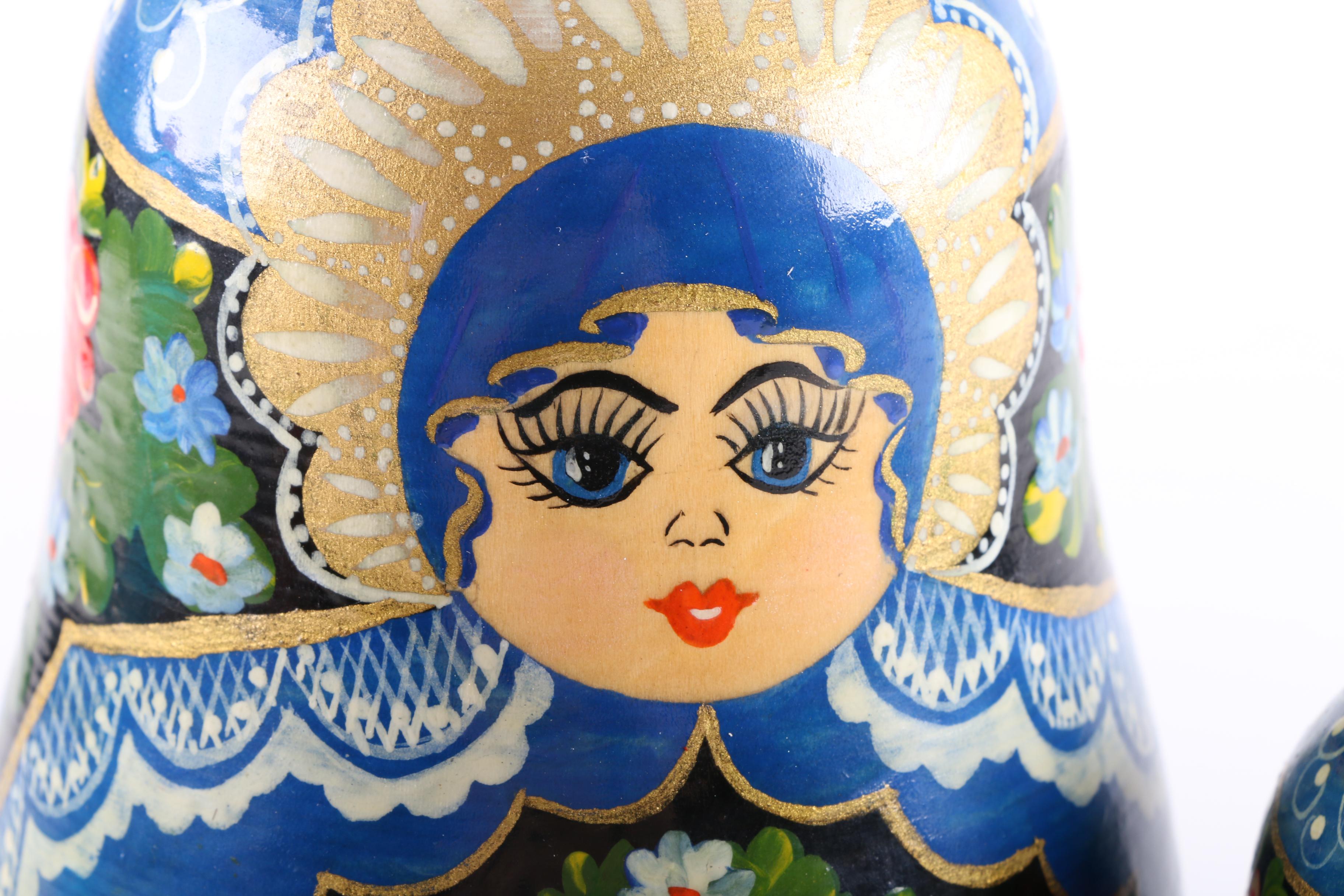 Hand-Painted Matryoshka Nesting Dolls