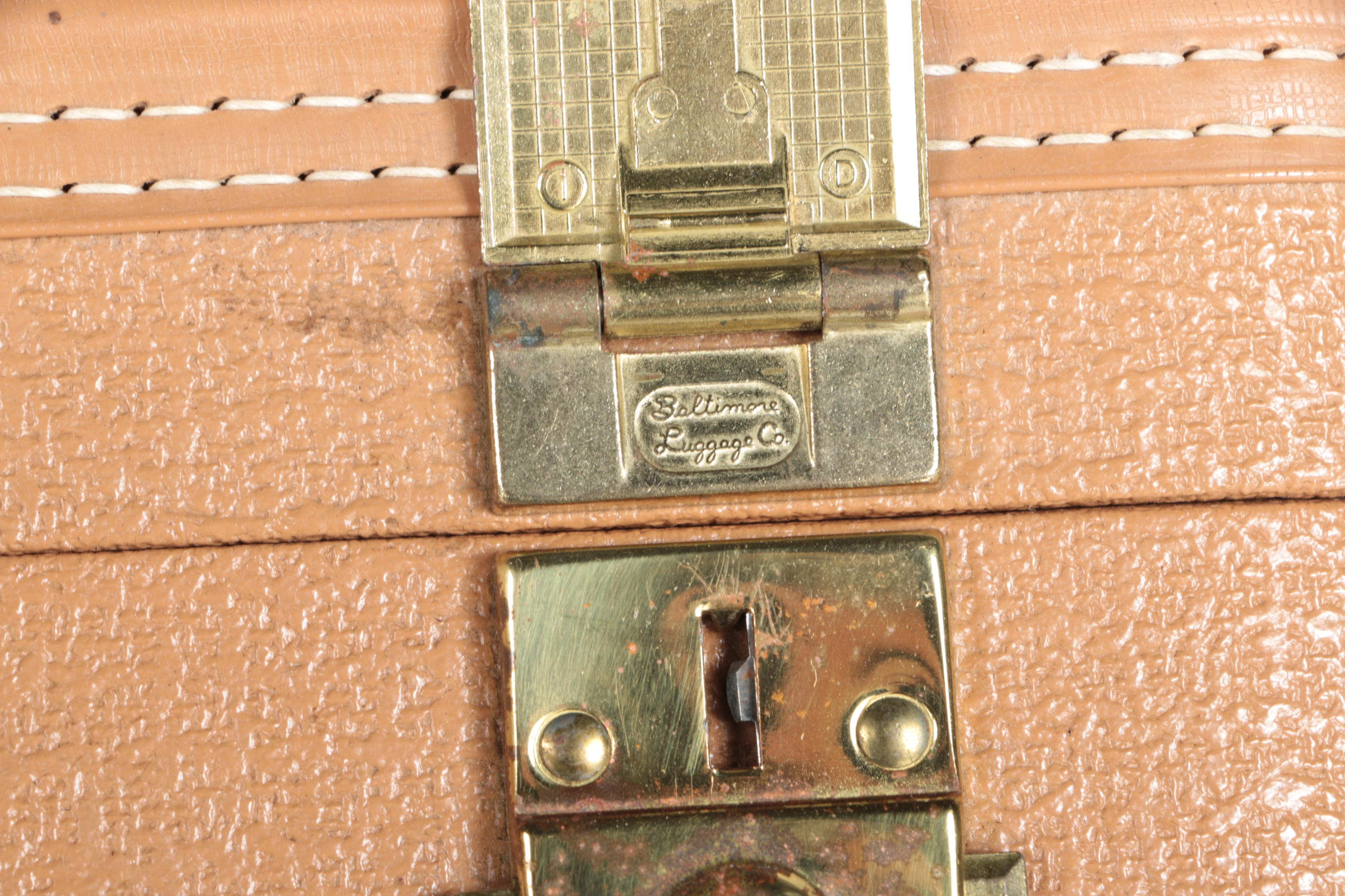 Vintage Samsonite and Baltimore Luggage Travel Cases