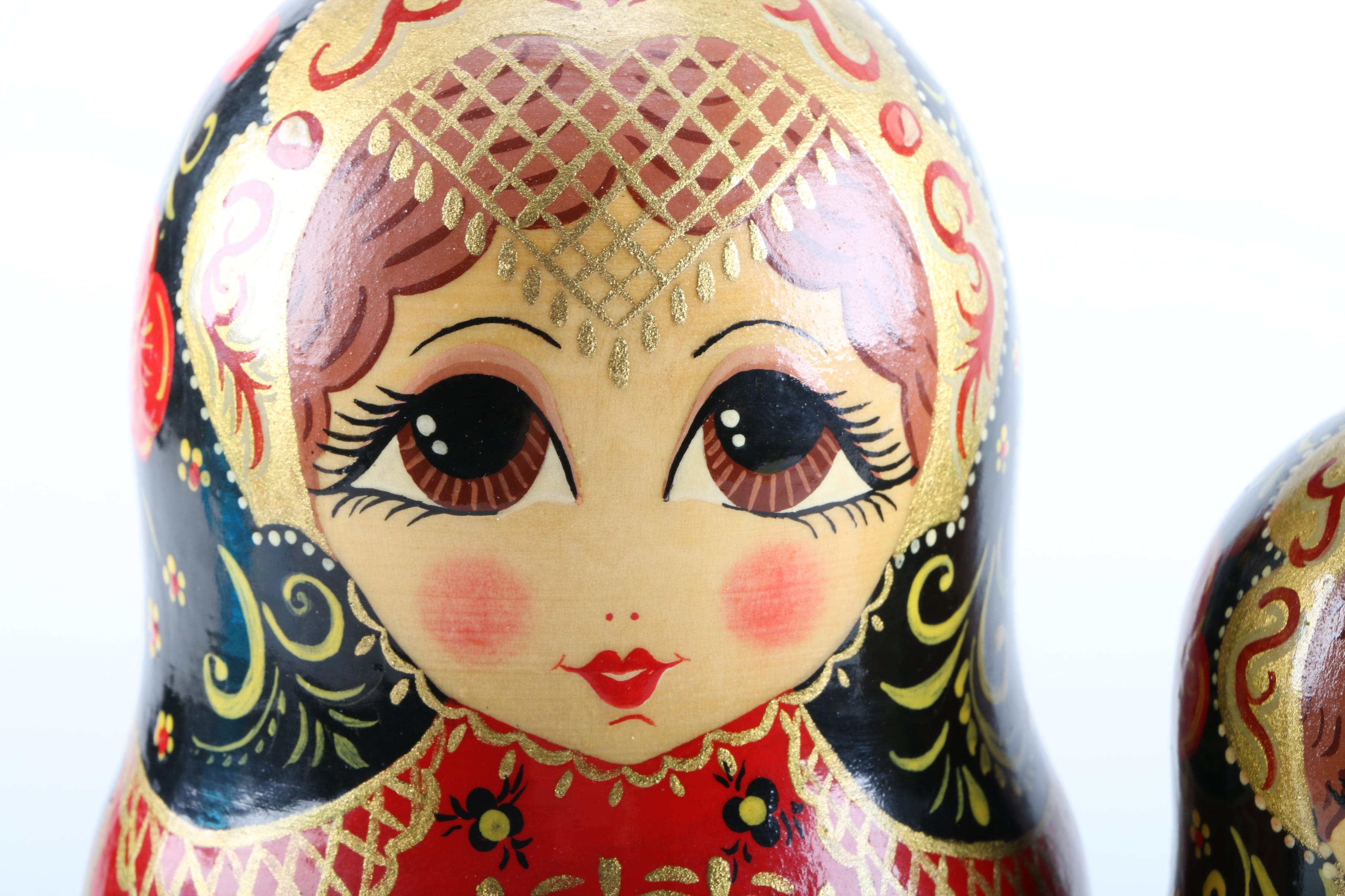 Hand-Painted Matryoshka Doll Set