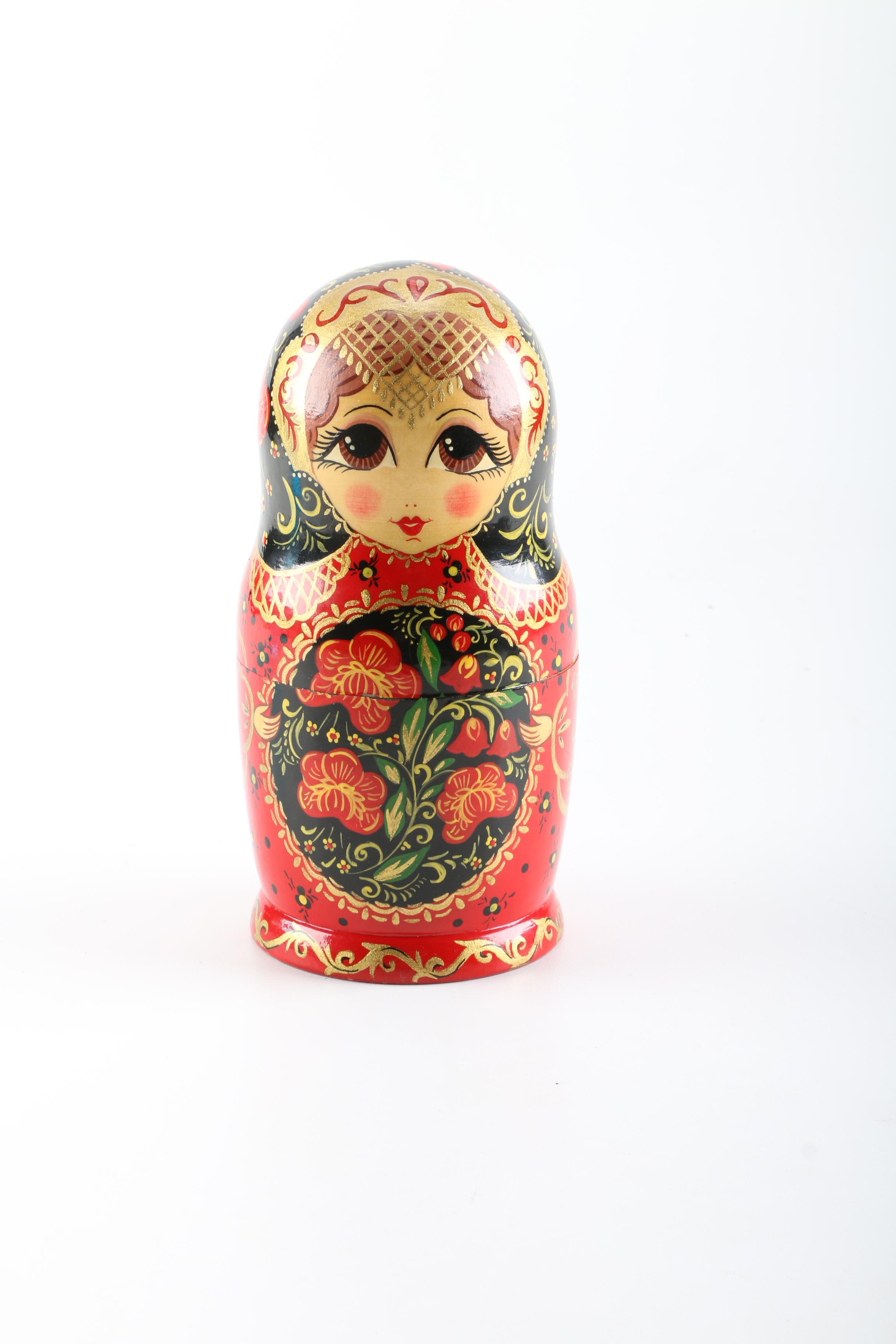Hand-Painted Matryoshka Doll Set