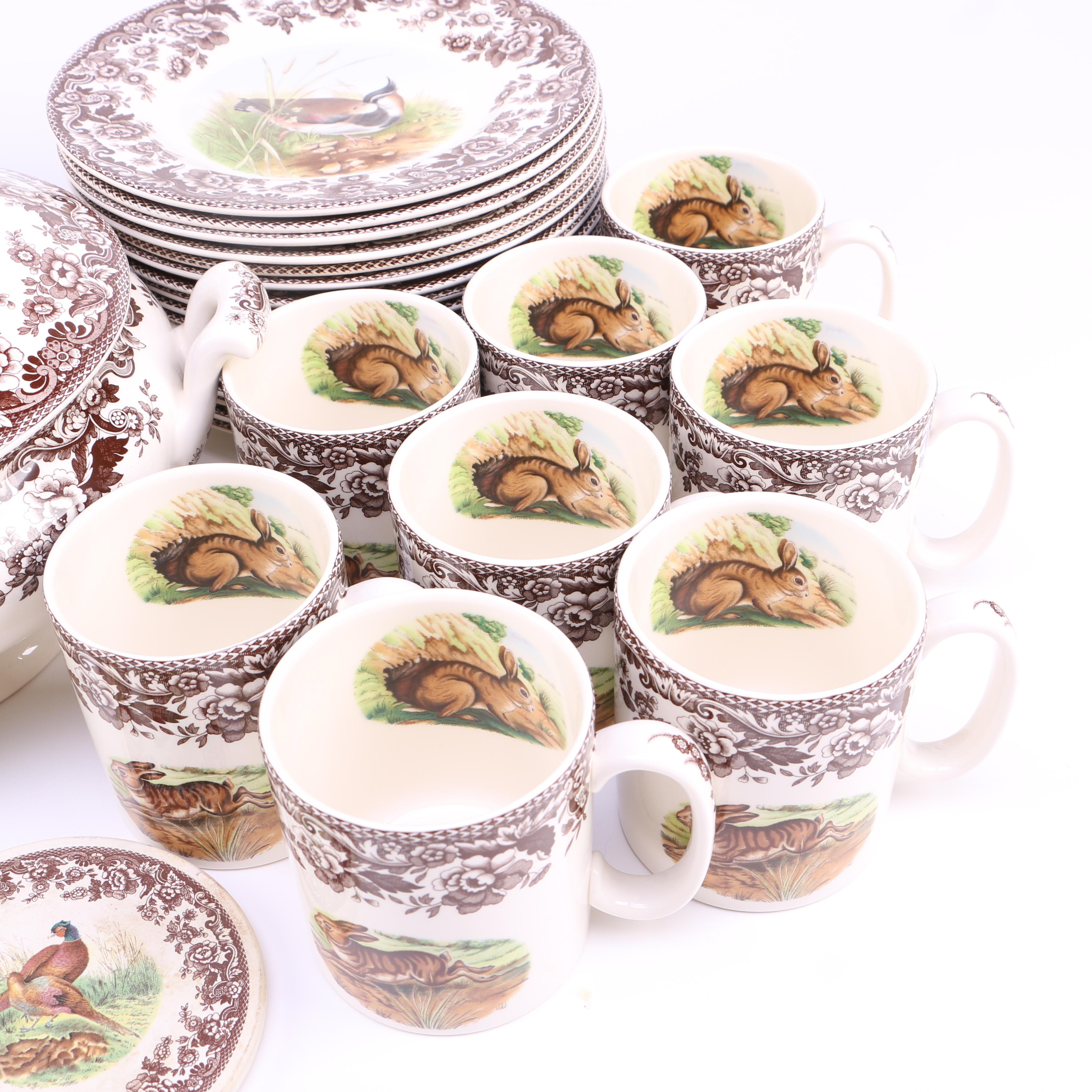 Spode "Woodland" China Set