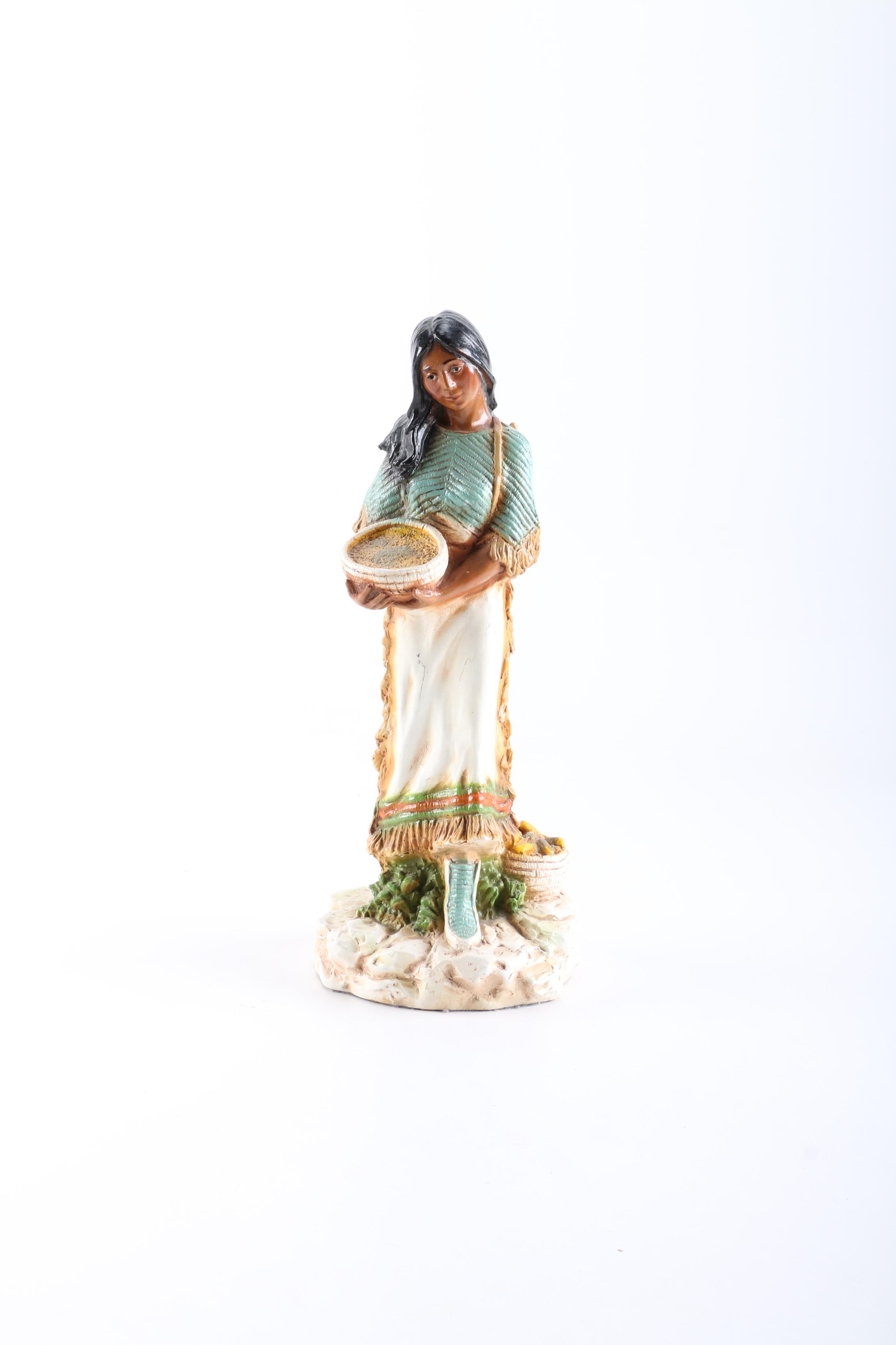 HOMCO Woman with Child Figurine