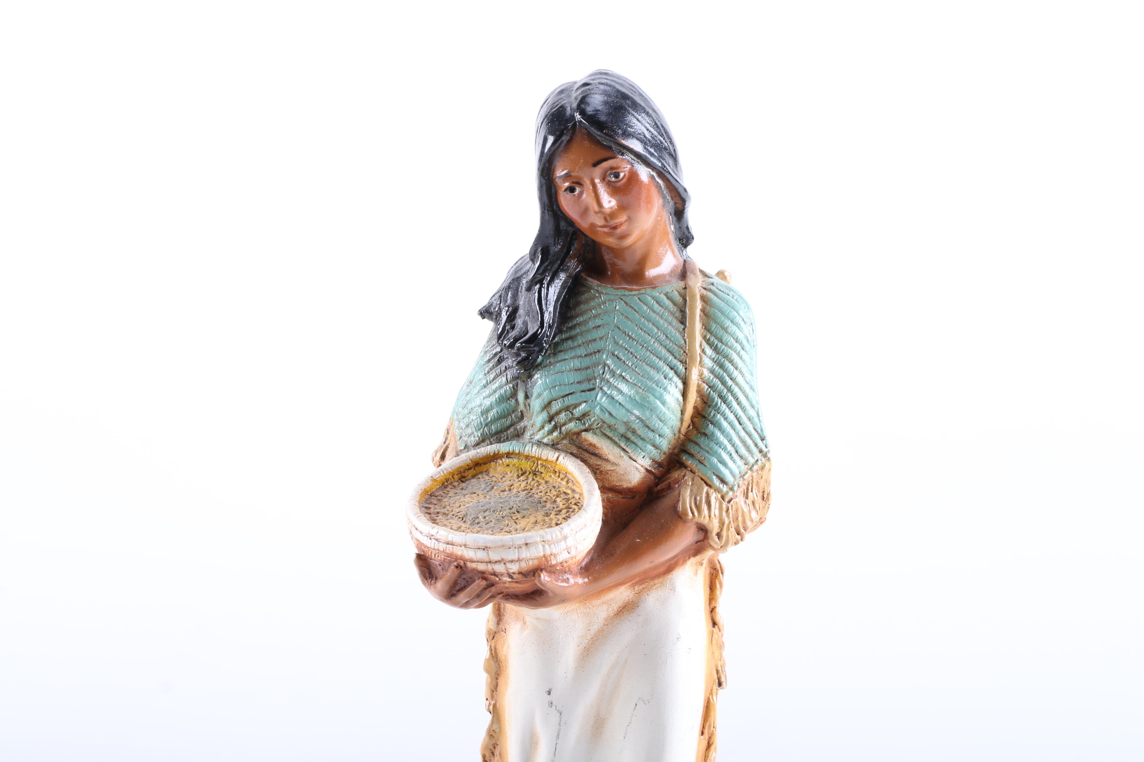 HOMCO Woman with Child Figurine