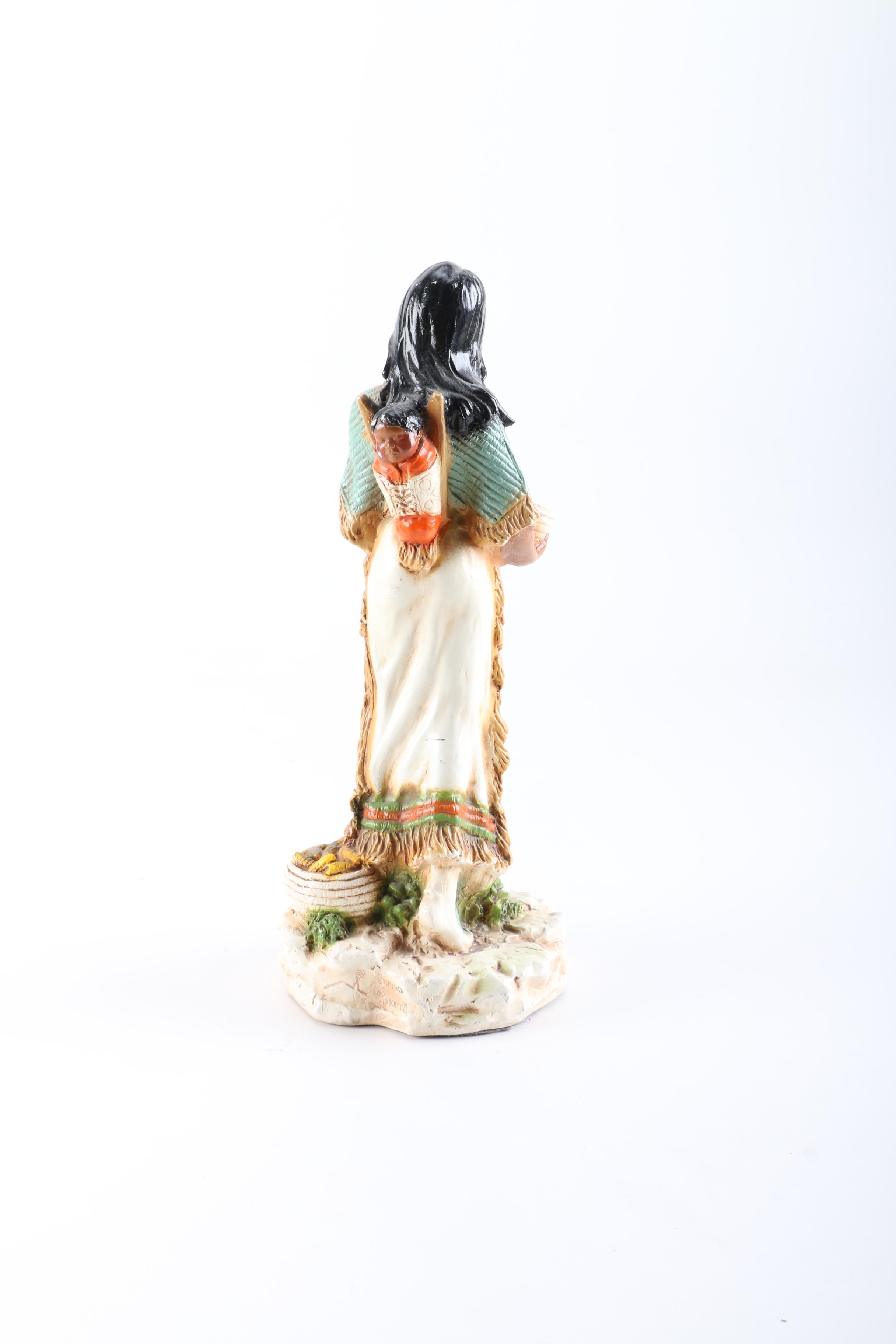 HOMCO Woman with Child Figurine