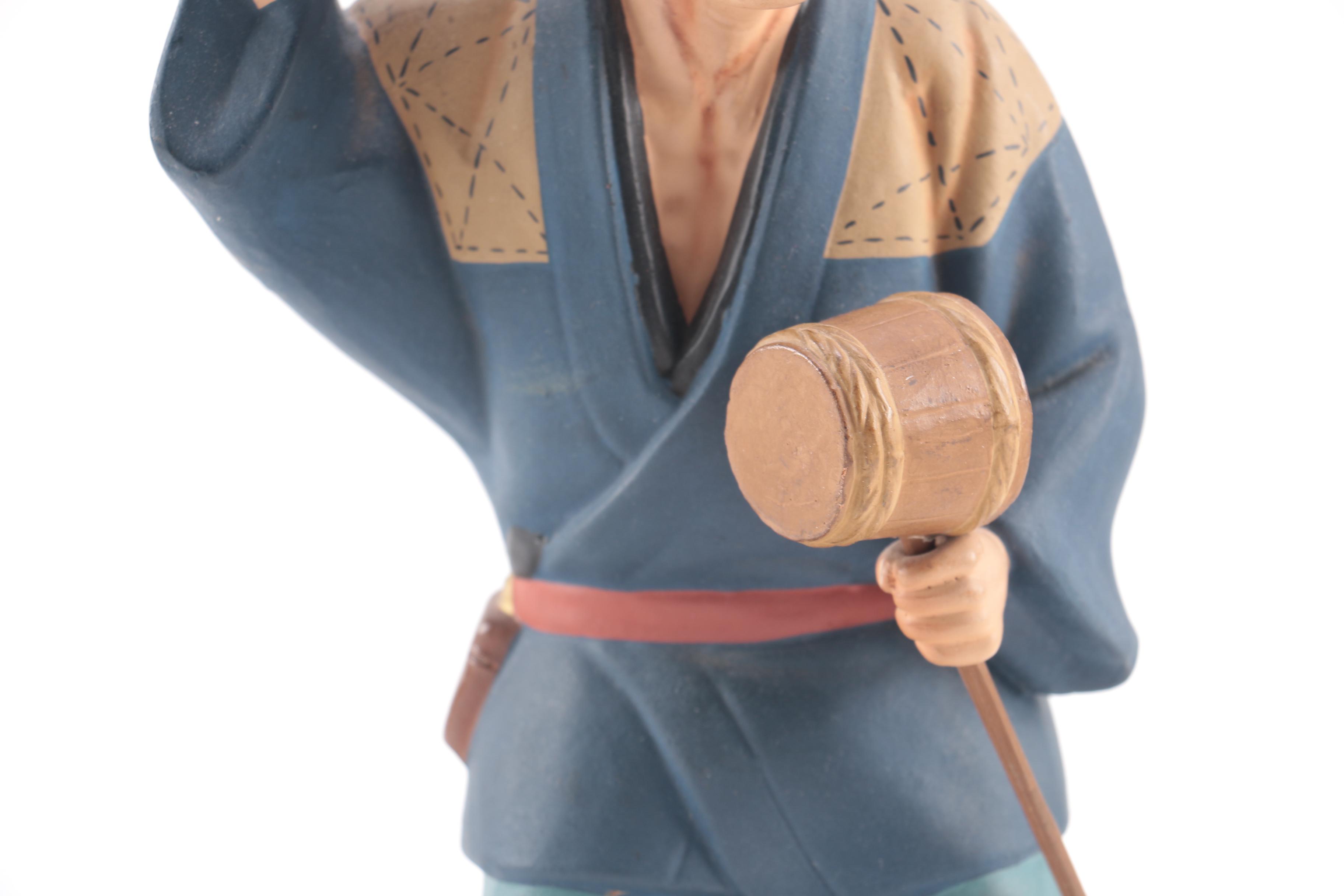 Japanese Hakata Ceramic Figurine