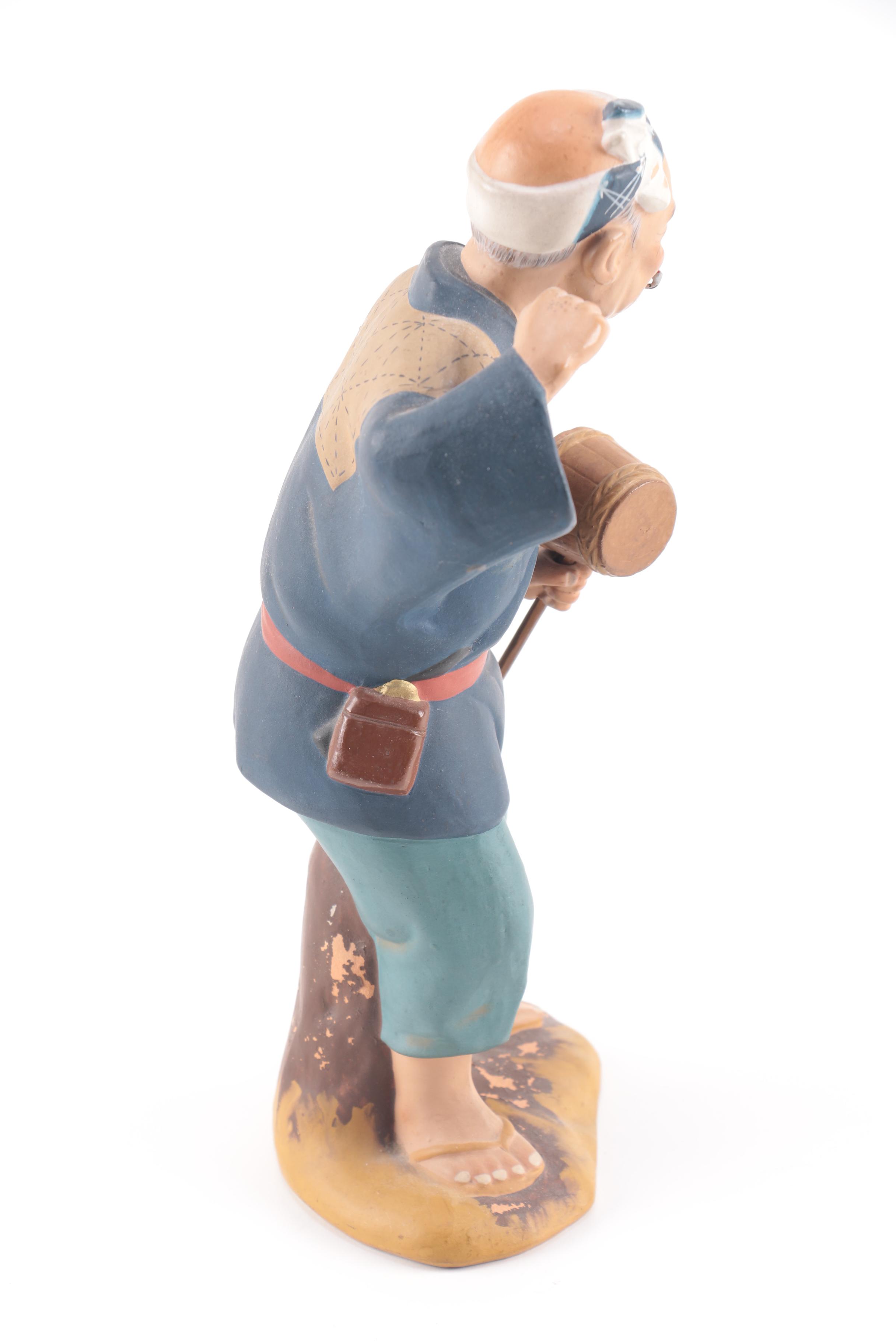 Japanese Hakata Ceramic Figurine